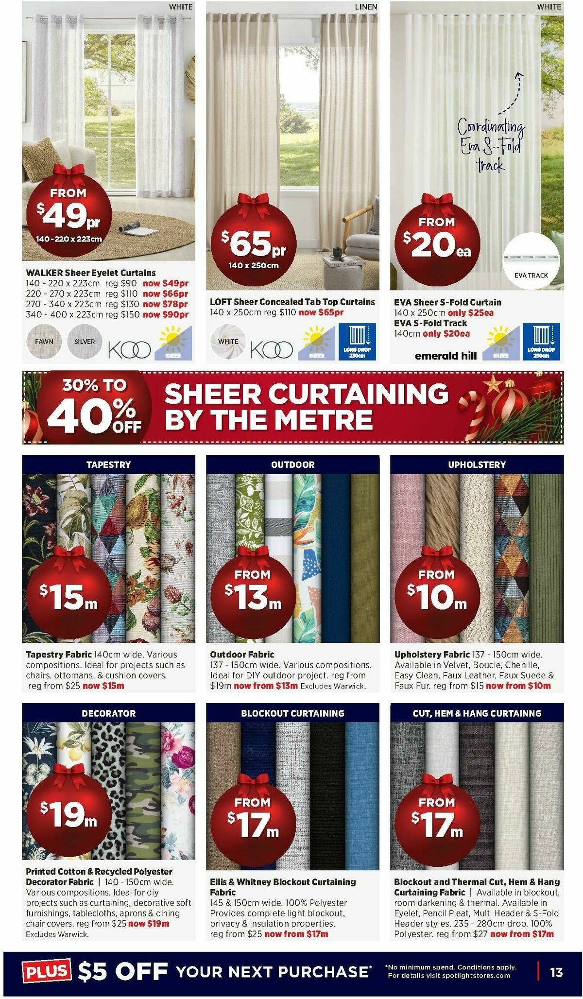 Spotlight Catalogues from 3 December