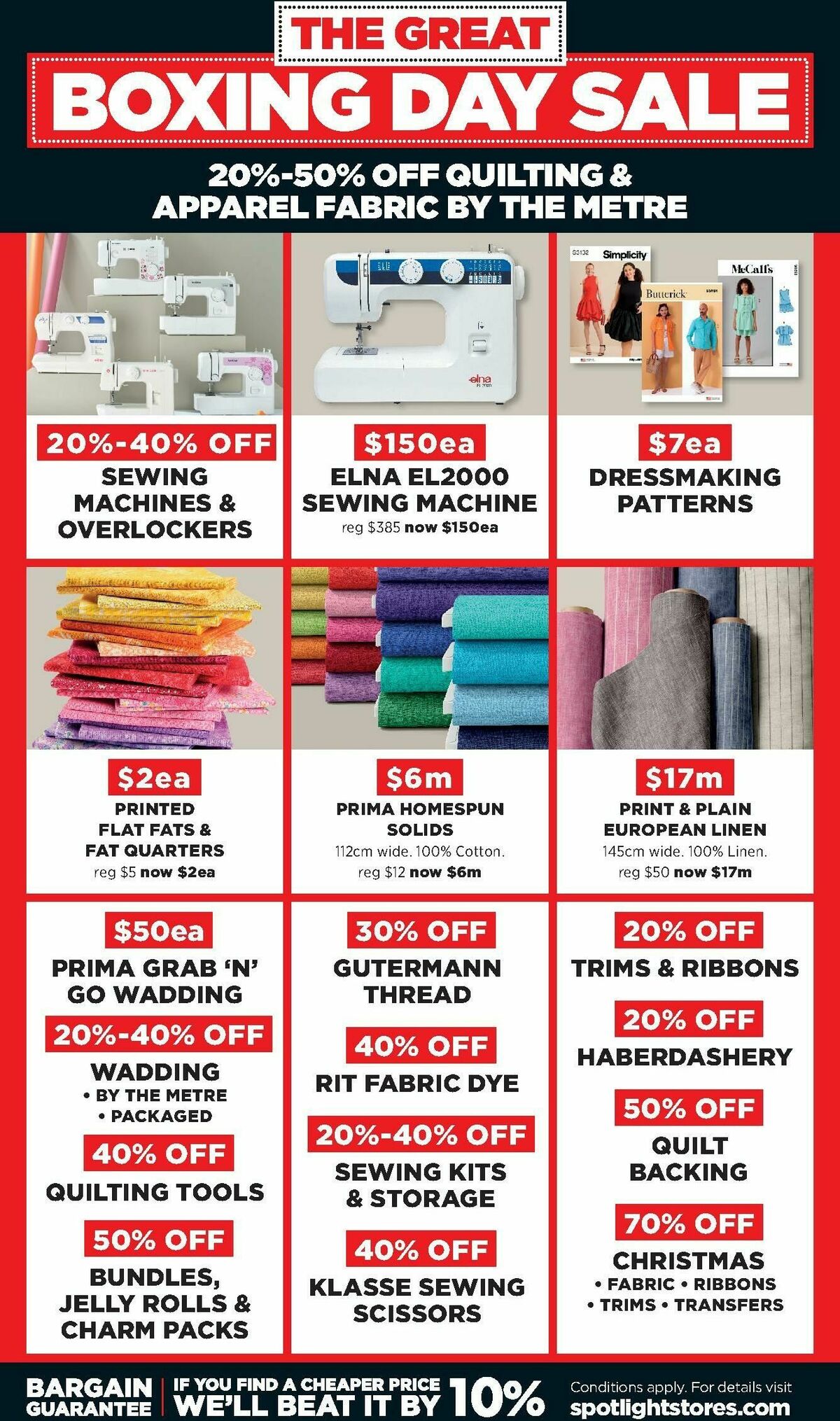 Spotlight Catalogues from 25 December