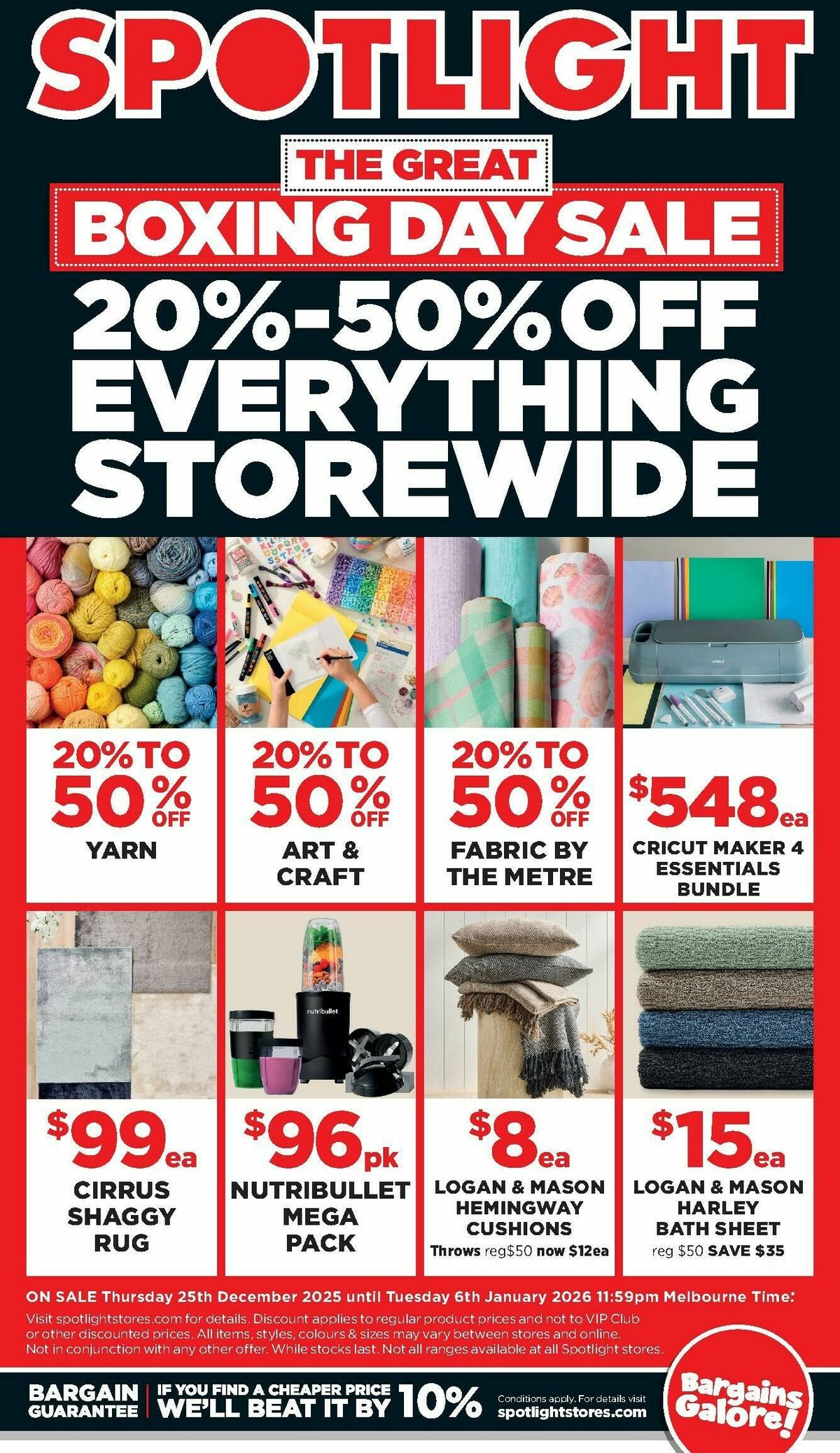 Spotlight Catalogues from 25 December