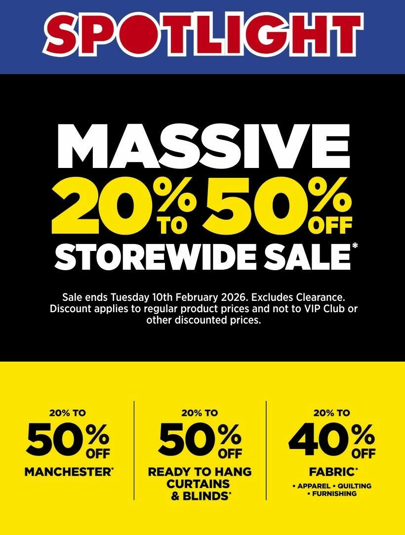 Spotlight Catalogues from 4 February