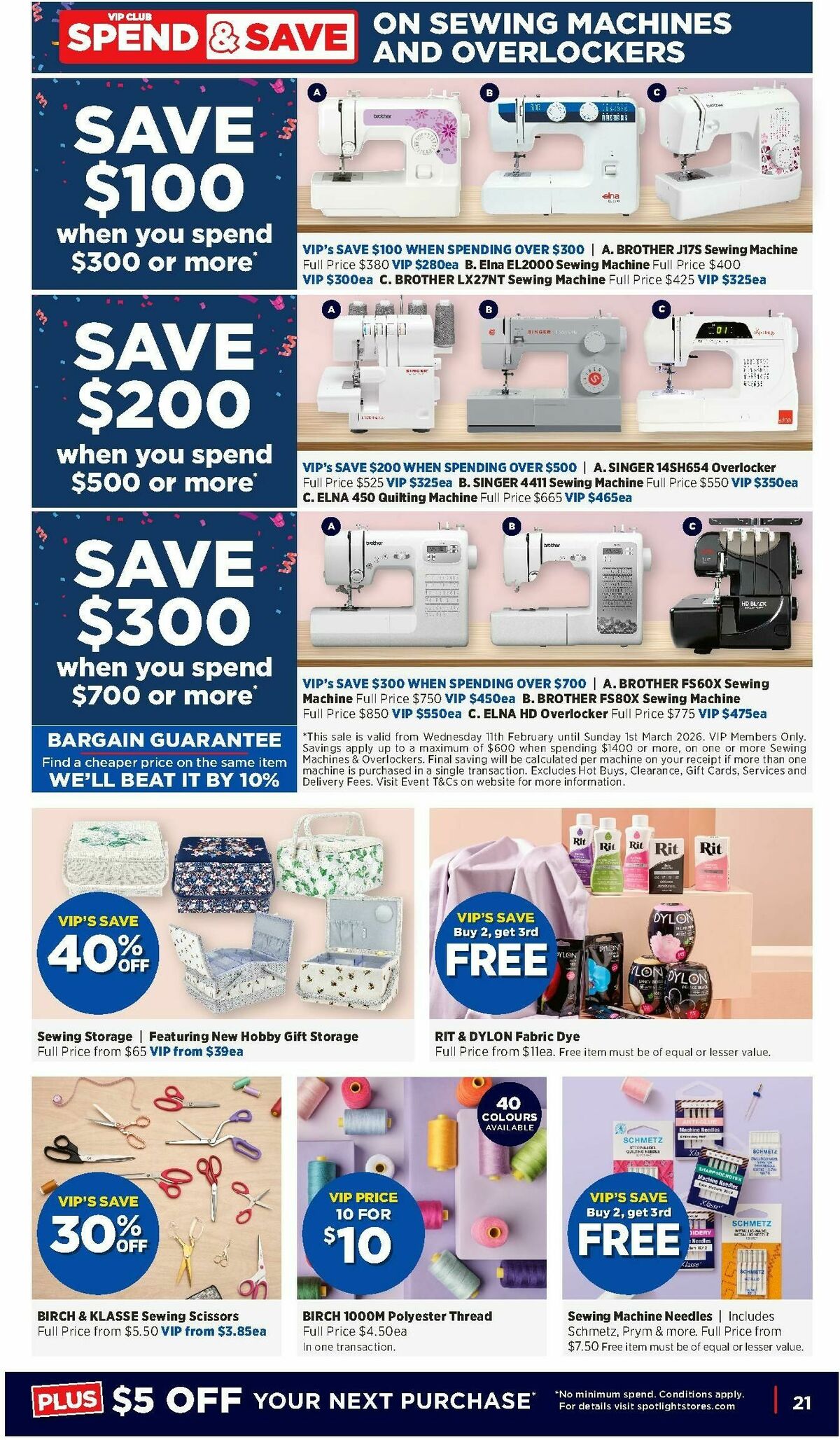 Spotlight Catalogues from 11 February