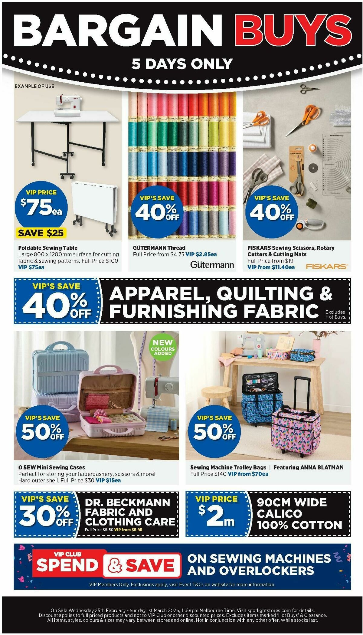 Spotlight Catalogues from 25 February