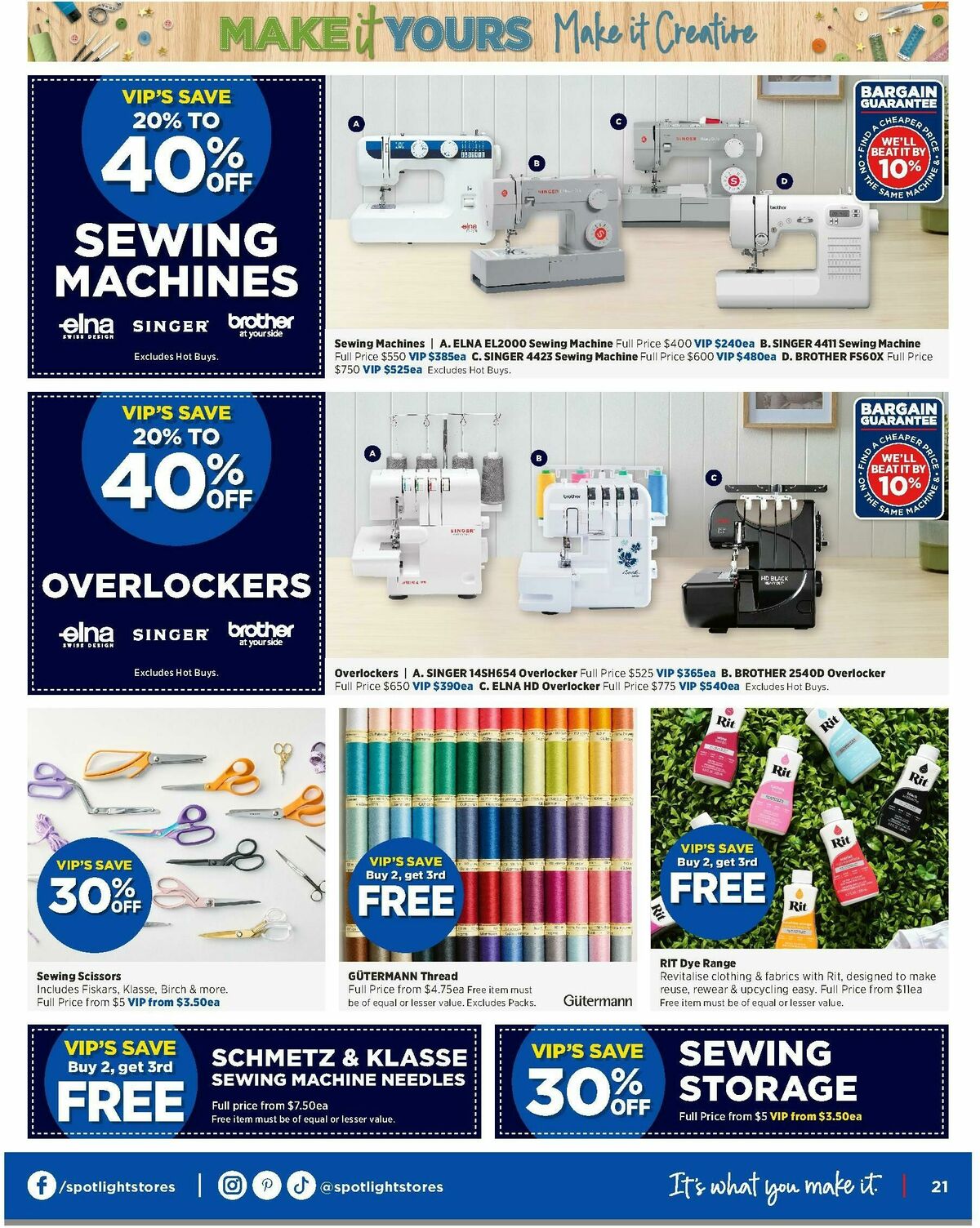 Spotlight Catalogues from 5 March