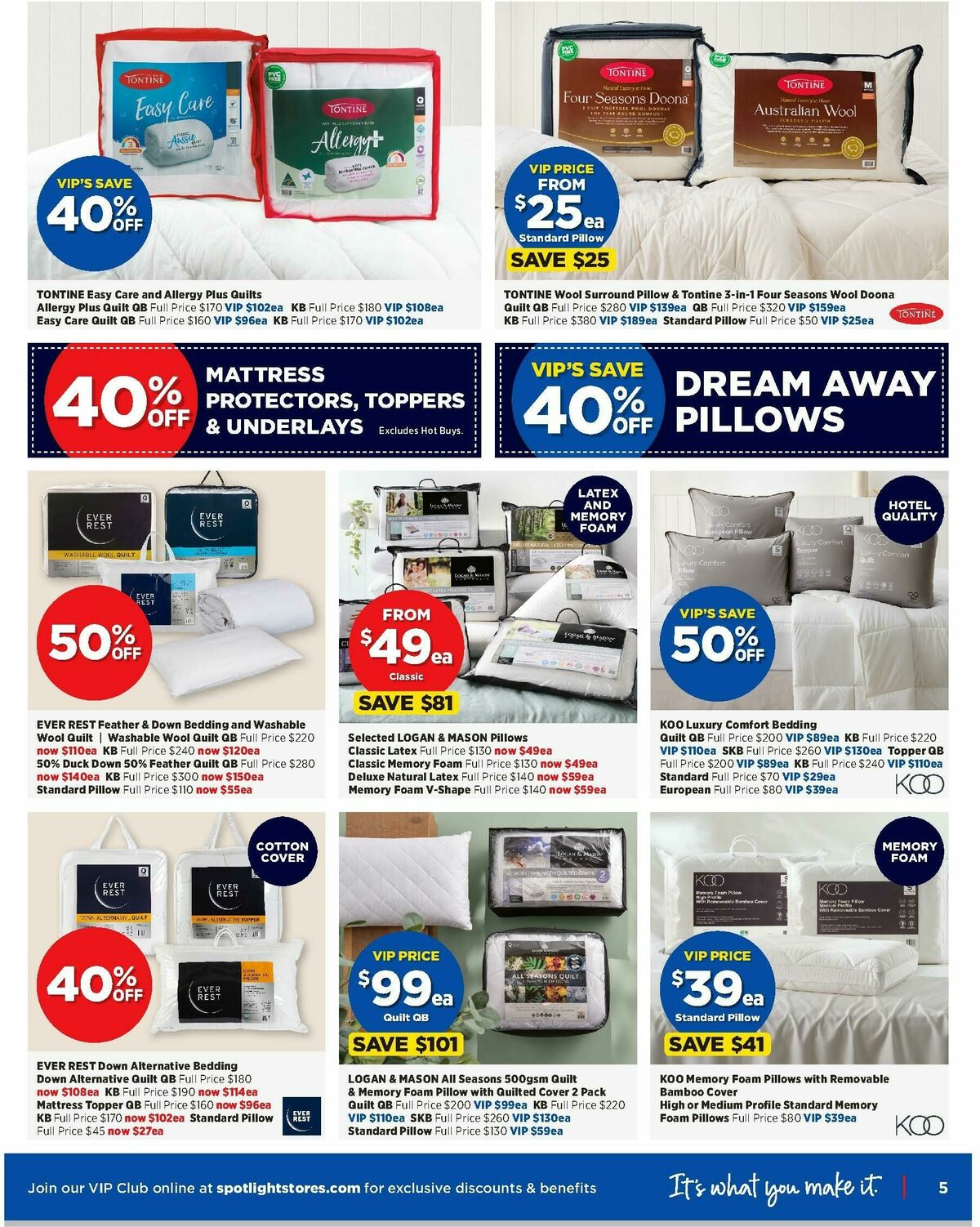 Spotlight Catalogues from 5 March