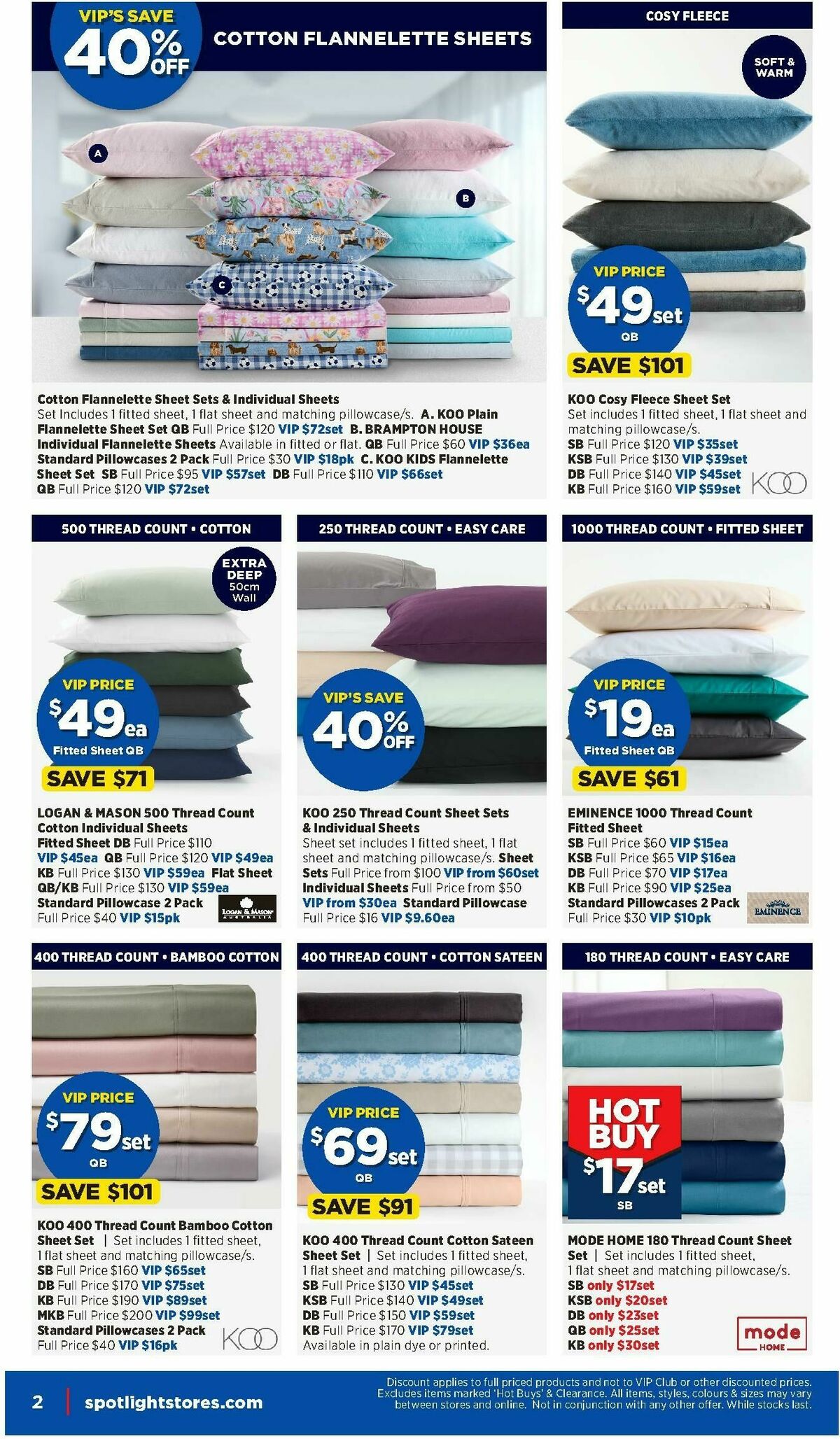 Spotlight Catalogues from 18 March