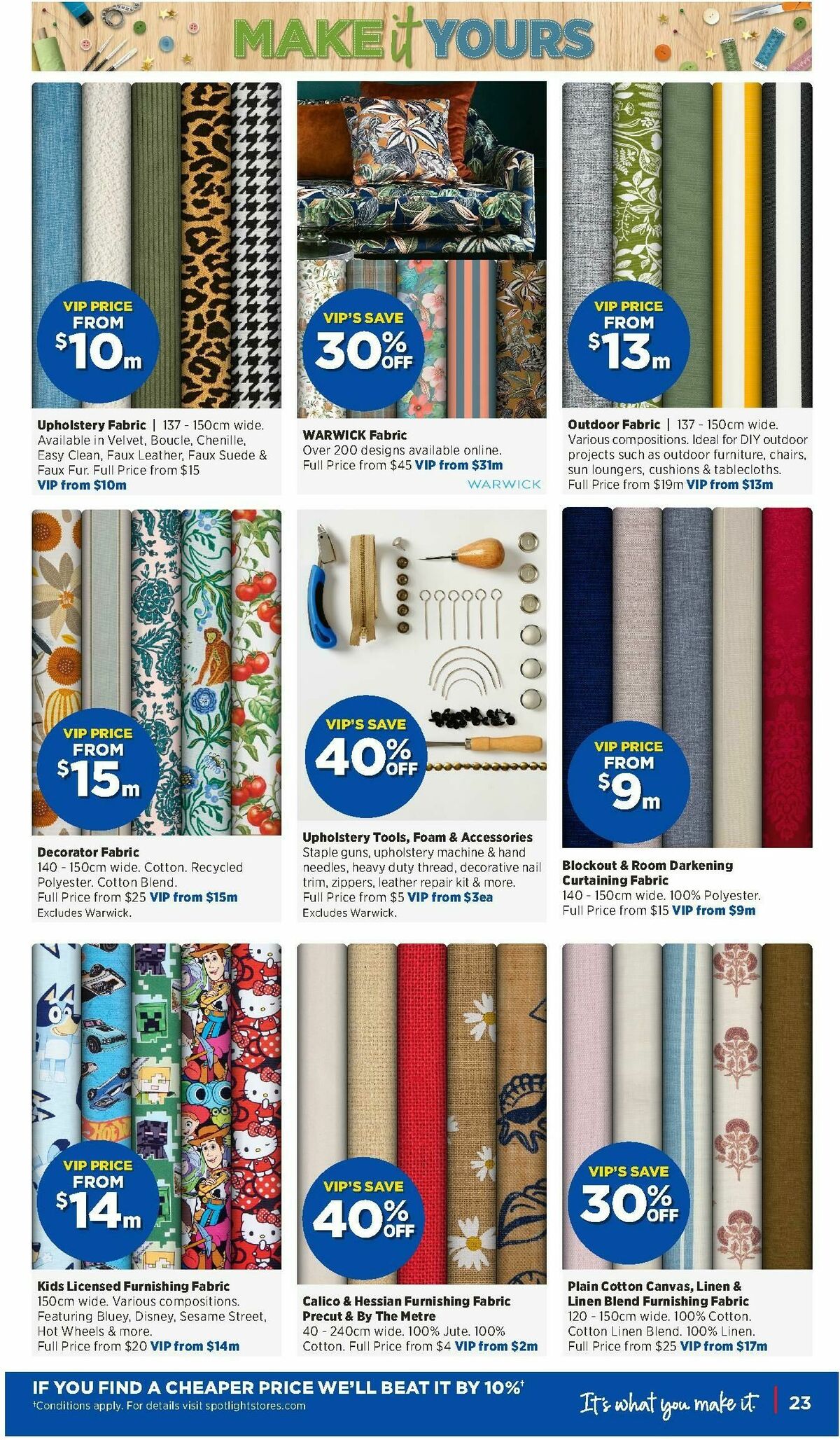 Spotlight Catalogues from 18 March