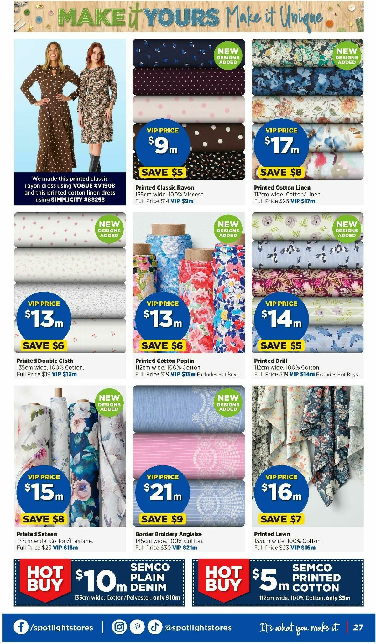 Spotlight Catalogues from 18 March