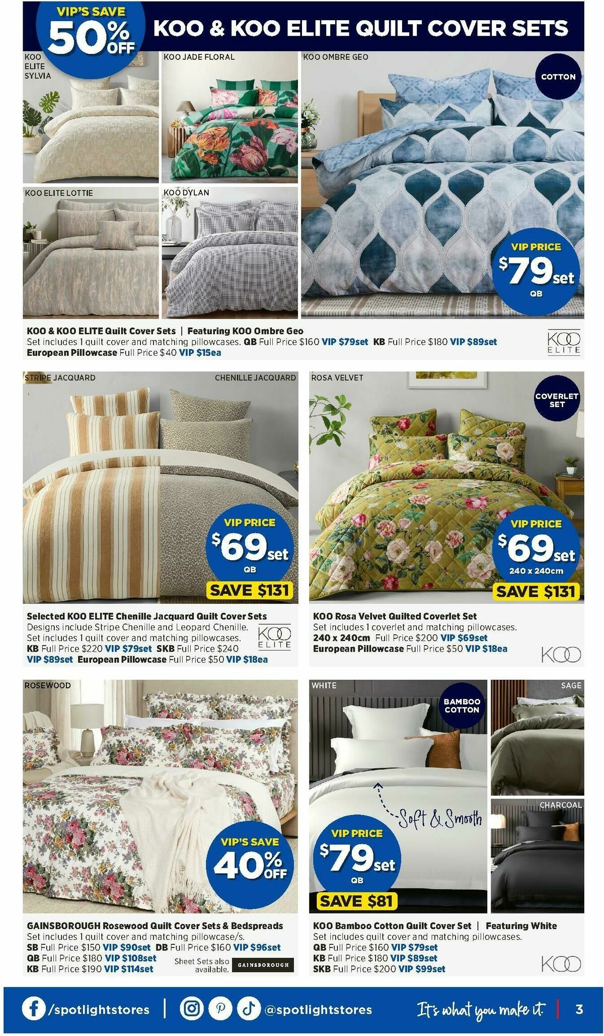 Spotlight Catalogues from 18 March