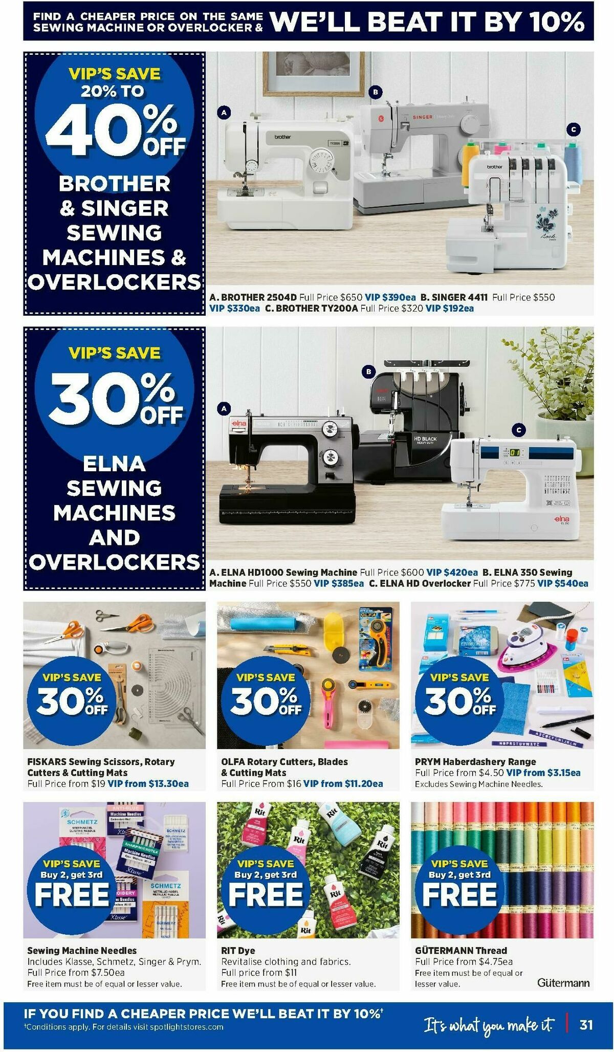 Spotlight Catalogues from 18 March