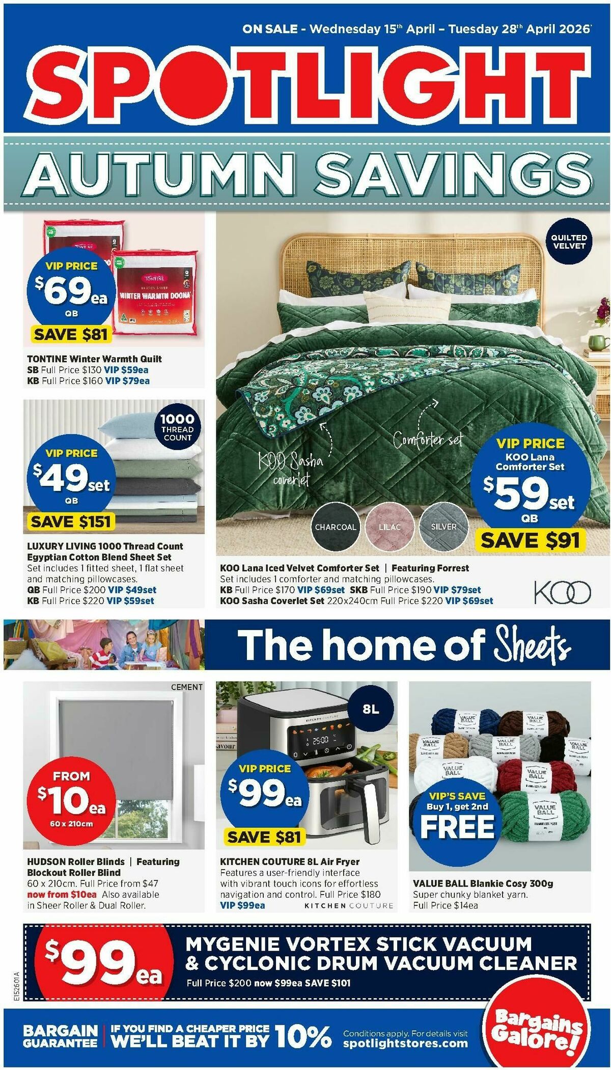 Spotlight Catalogues from 15 April