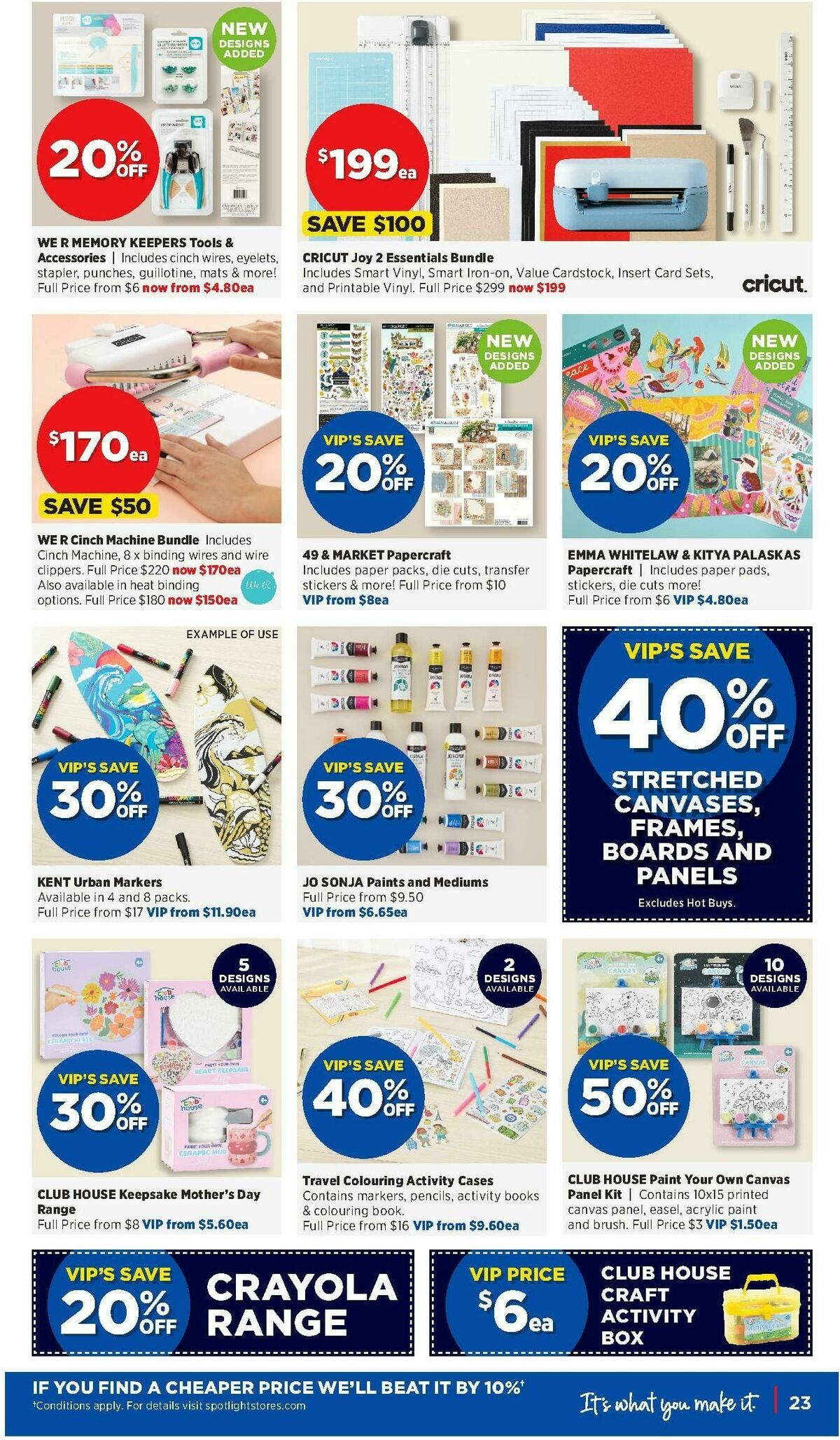 Spotlight Catalogues from 15 April