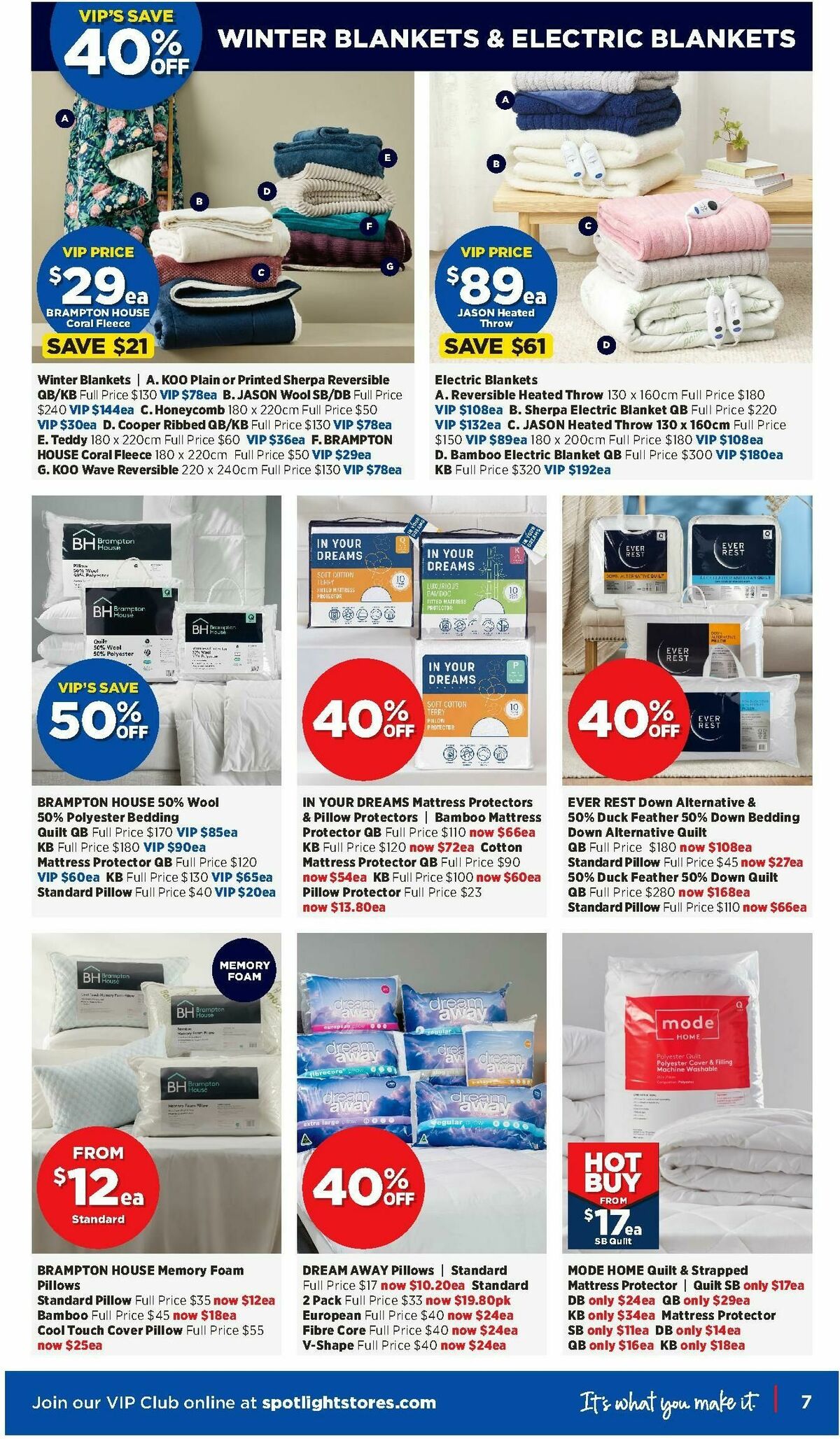 Spotlight Catalogues from 15 April