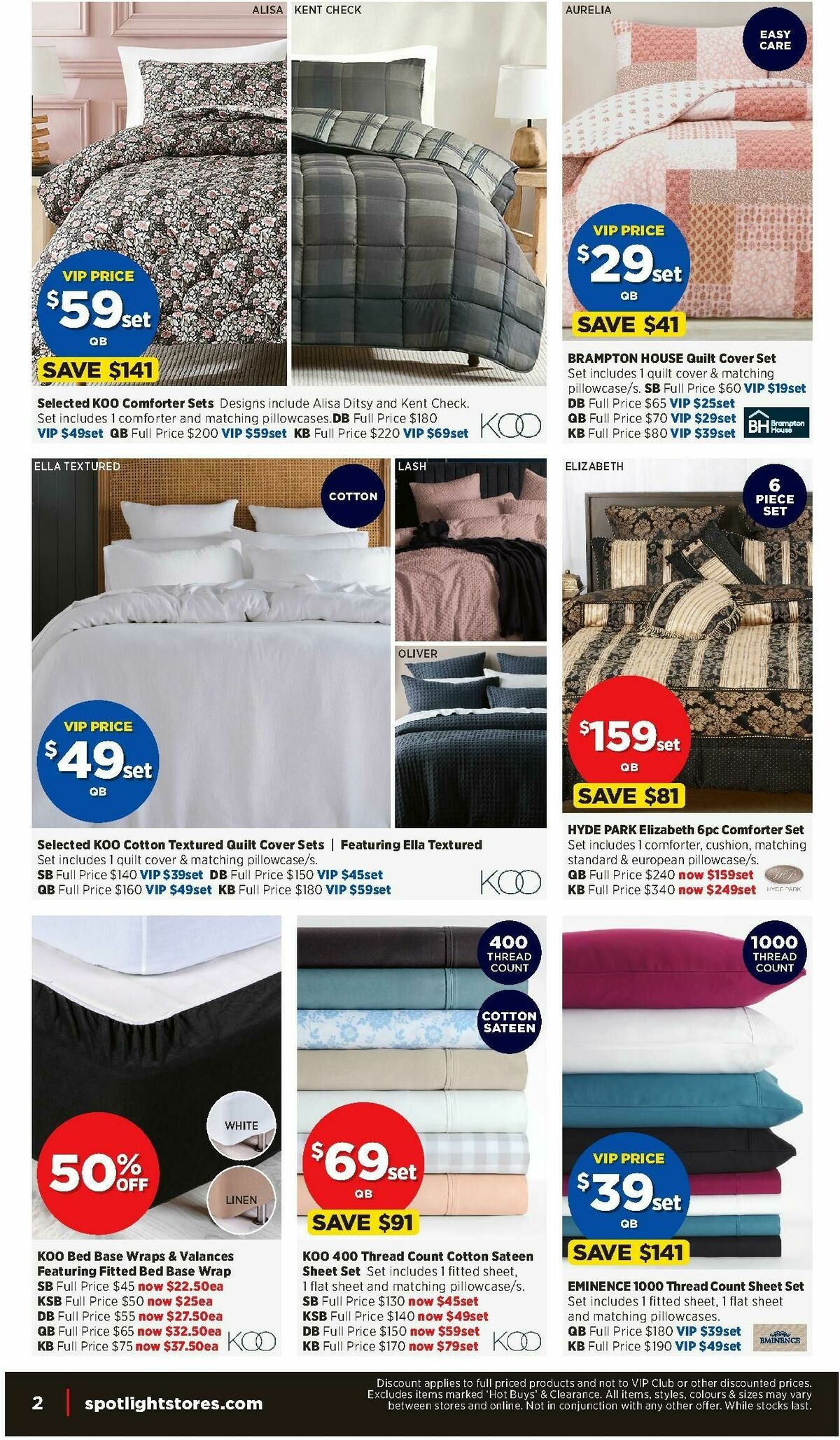 Spotlight Catalogues from 22 April