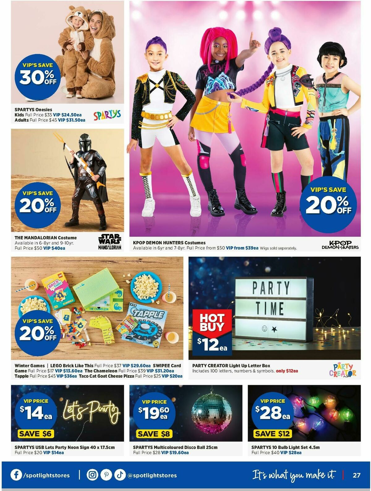 Spotlight Catalogues from 13 May