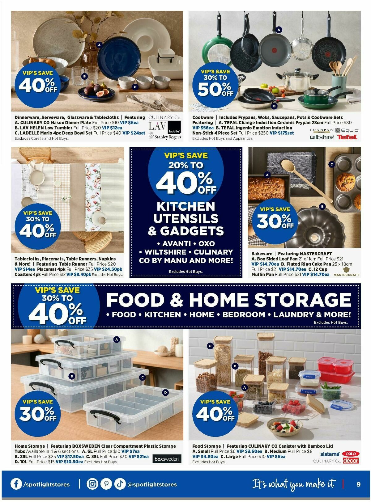 Spotlight Catalogues from 13 May