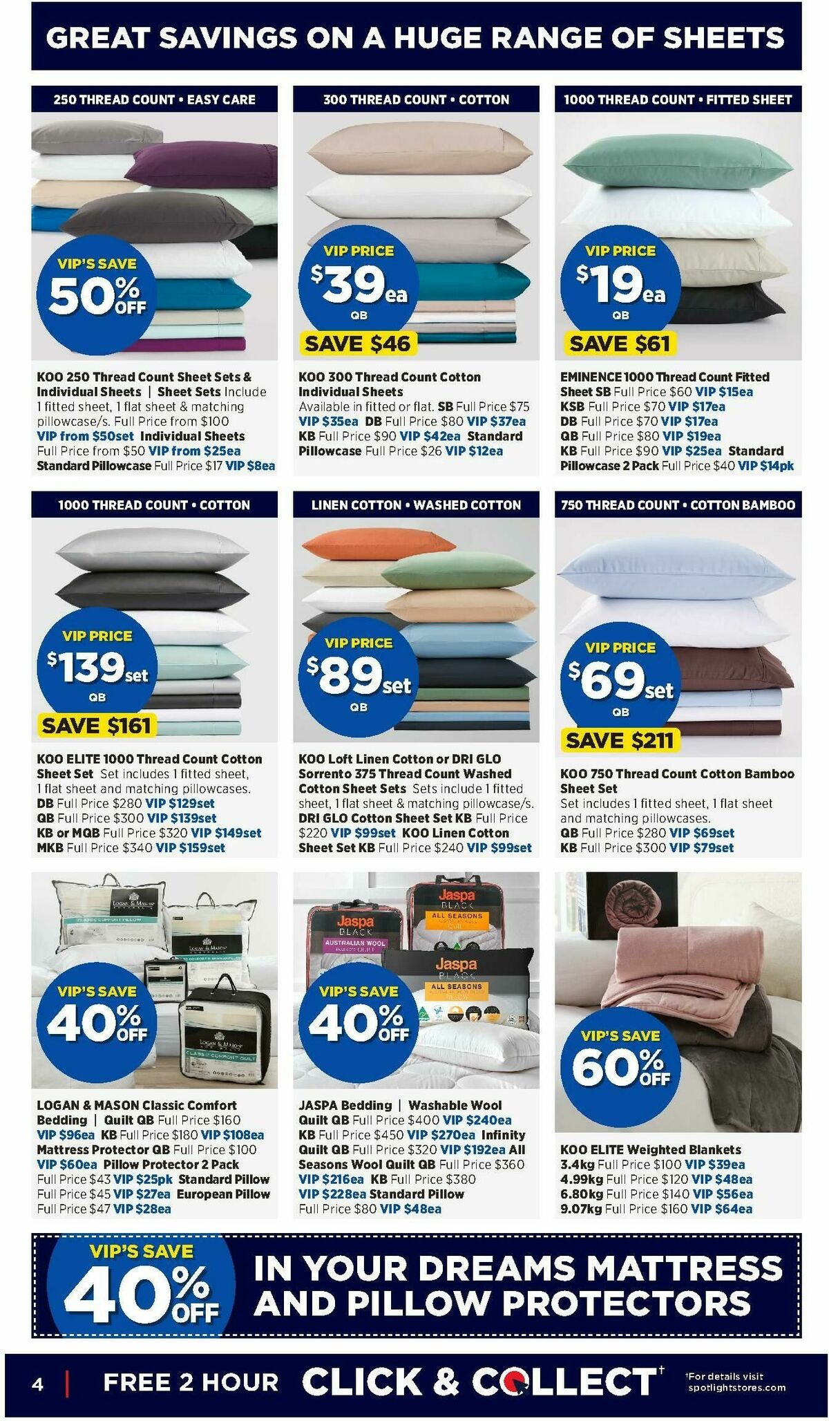 Spotlight Catalogues from 6 August