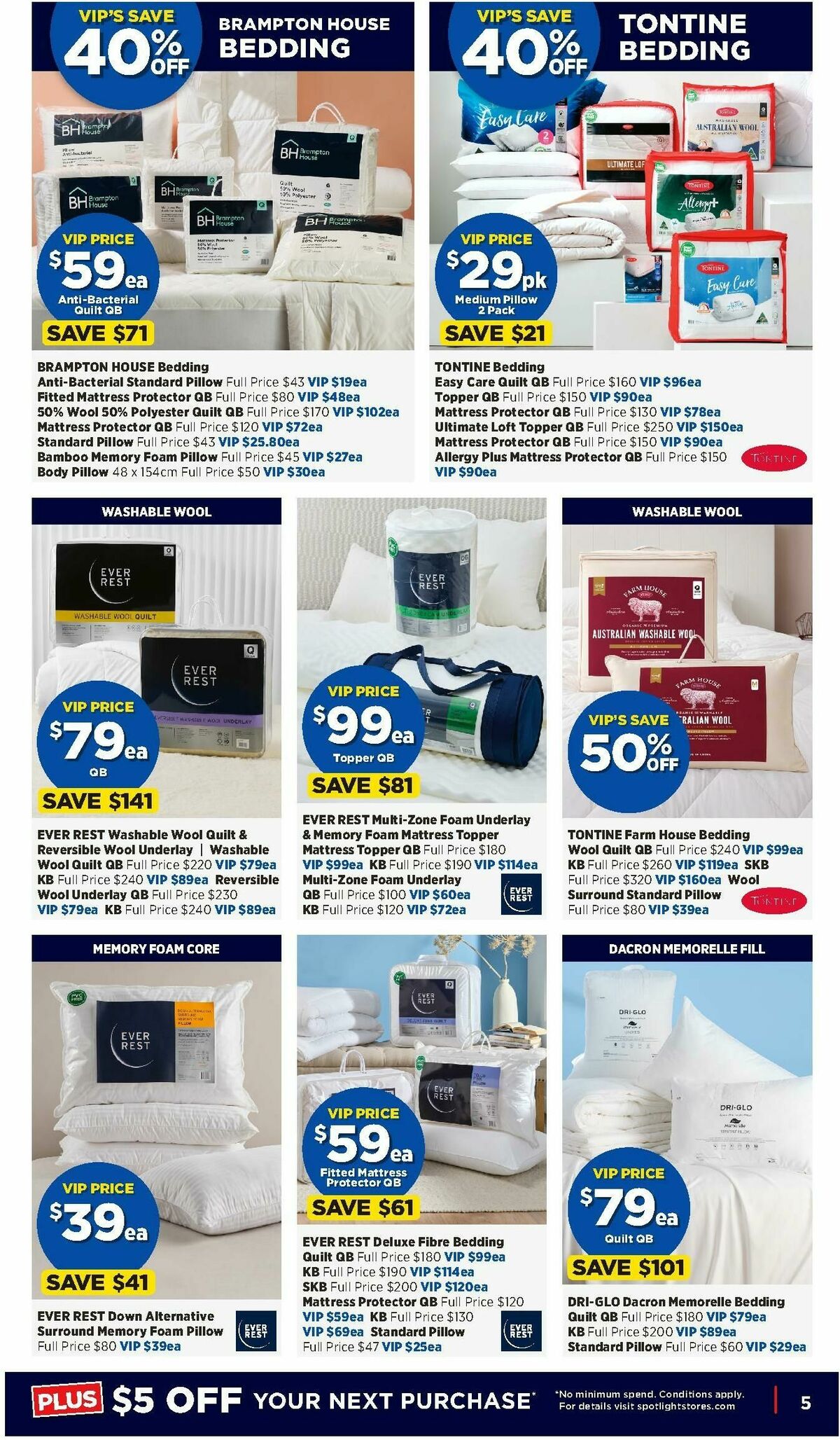 Spotlight Catalogues from 6 August