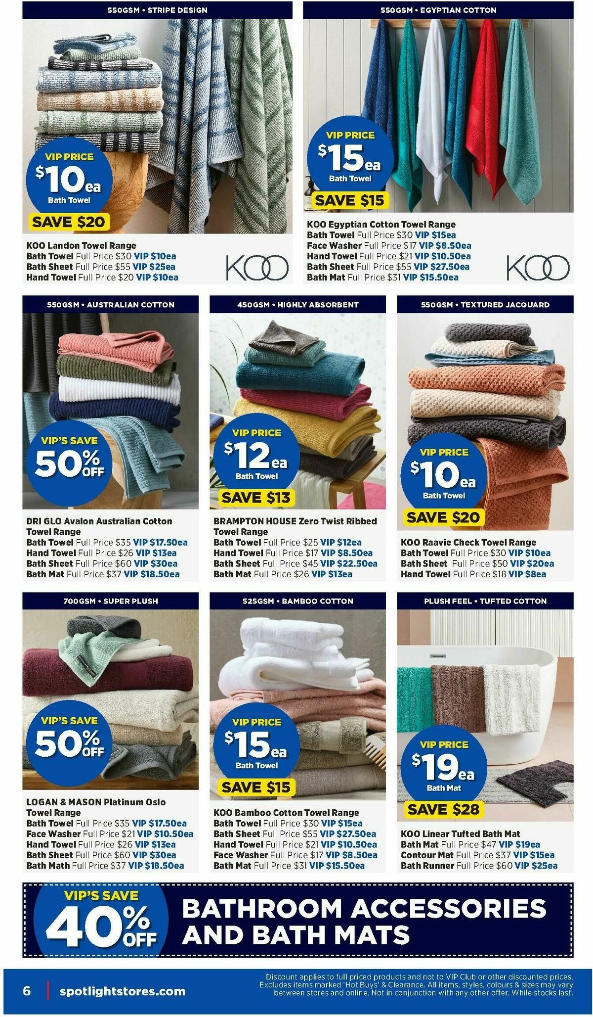 Spotlight Catalogues from 6 August
