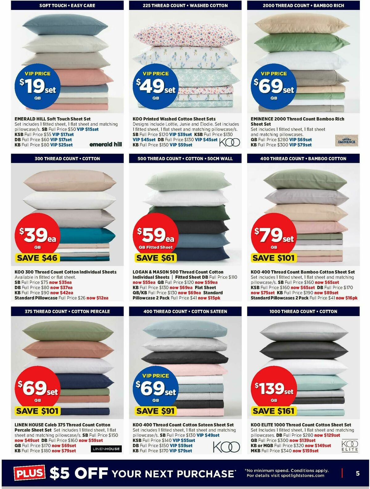 Spotlight Catalogues from 2 September