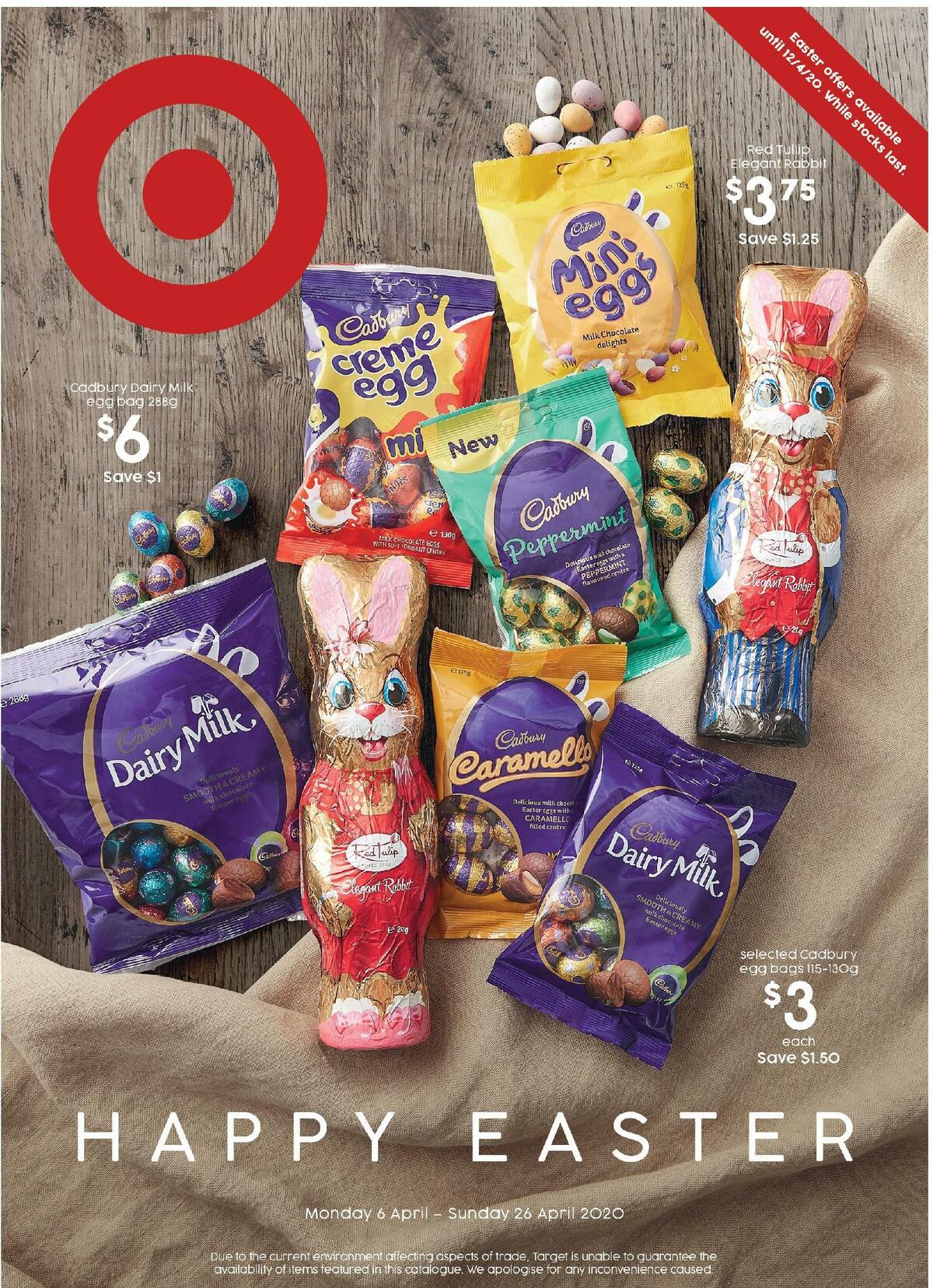 Target Happy Easter Catalogues from 6 April