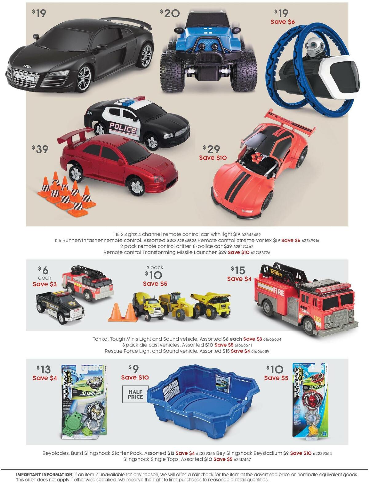 Target Catalogues from 21 May