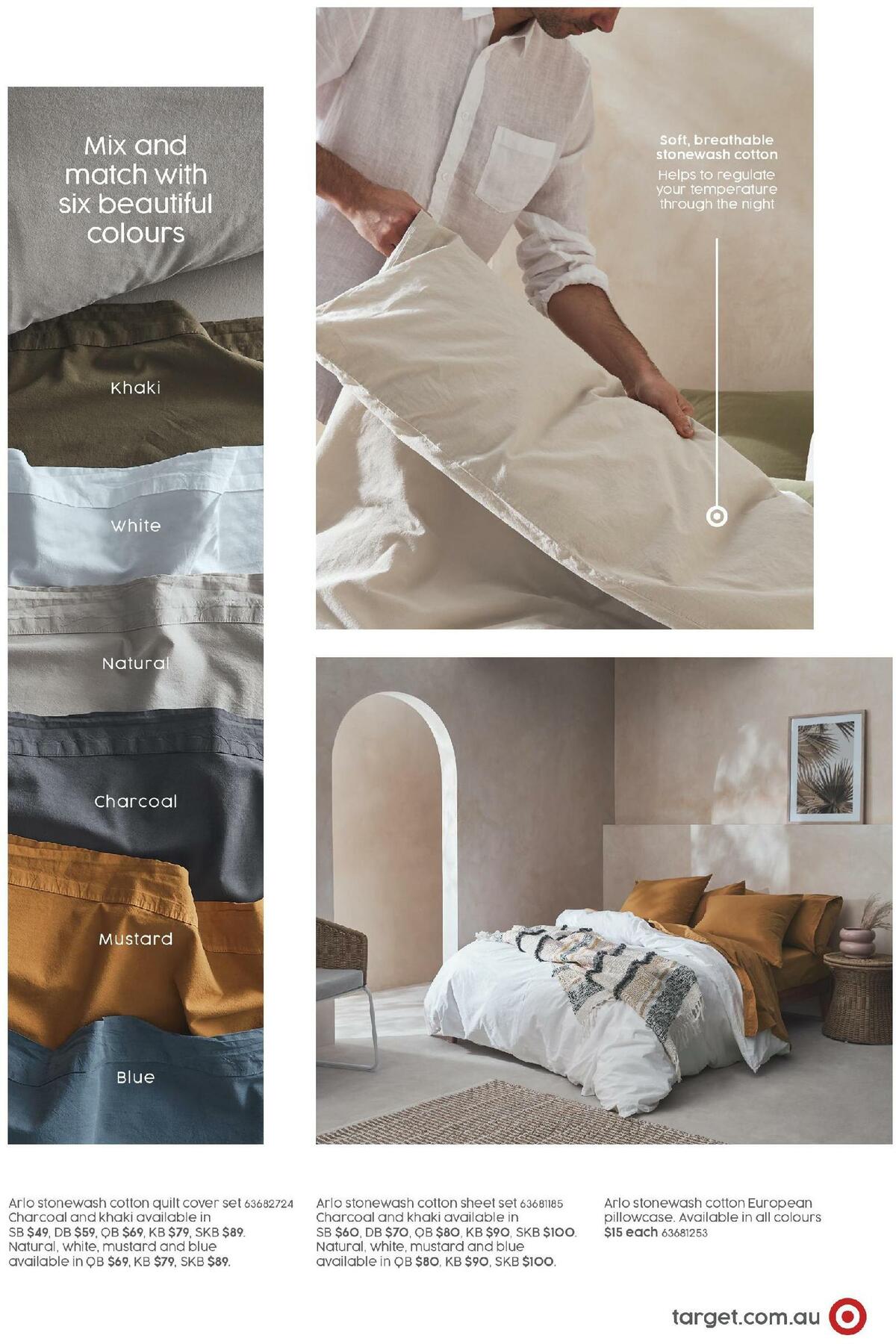 Target Catalogues from 10 September