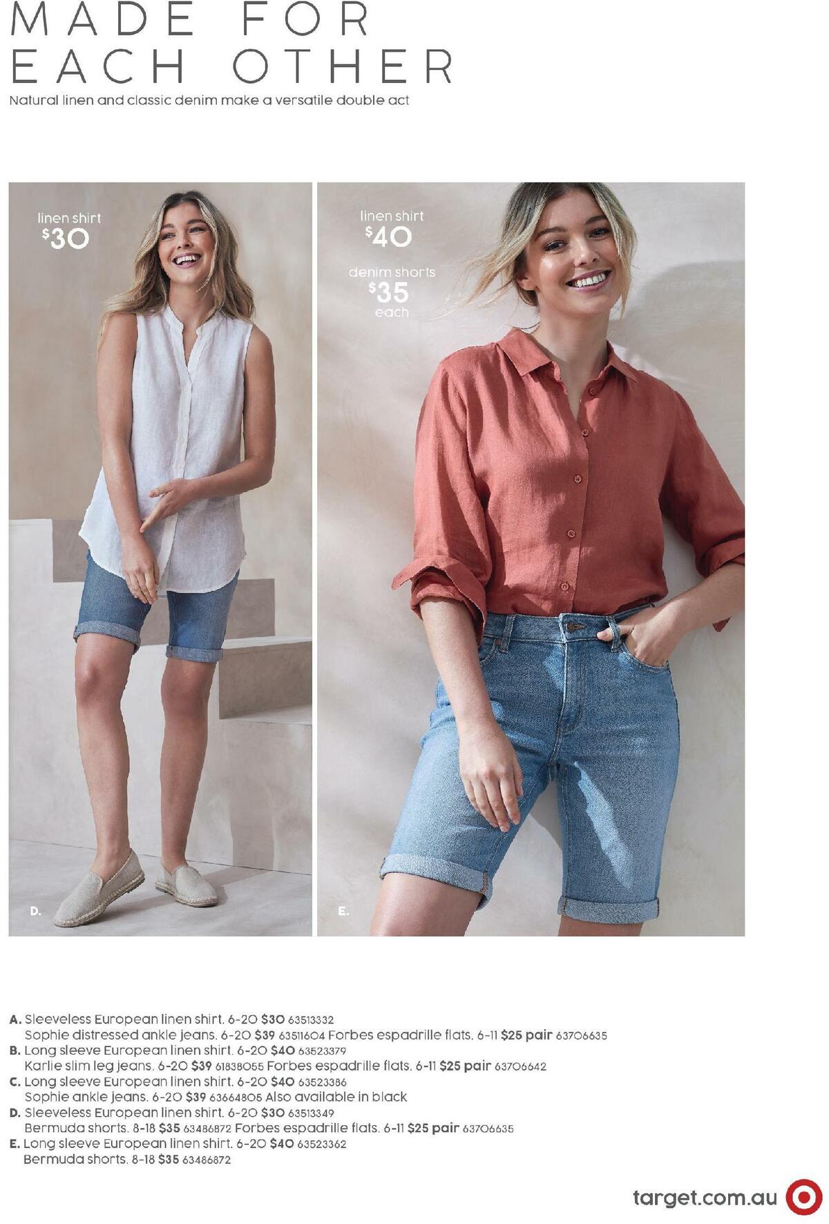 Target Catalogues from 10 September