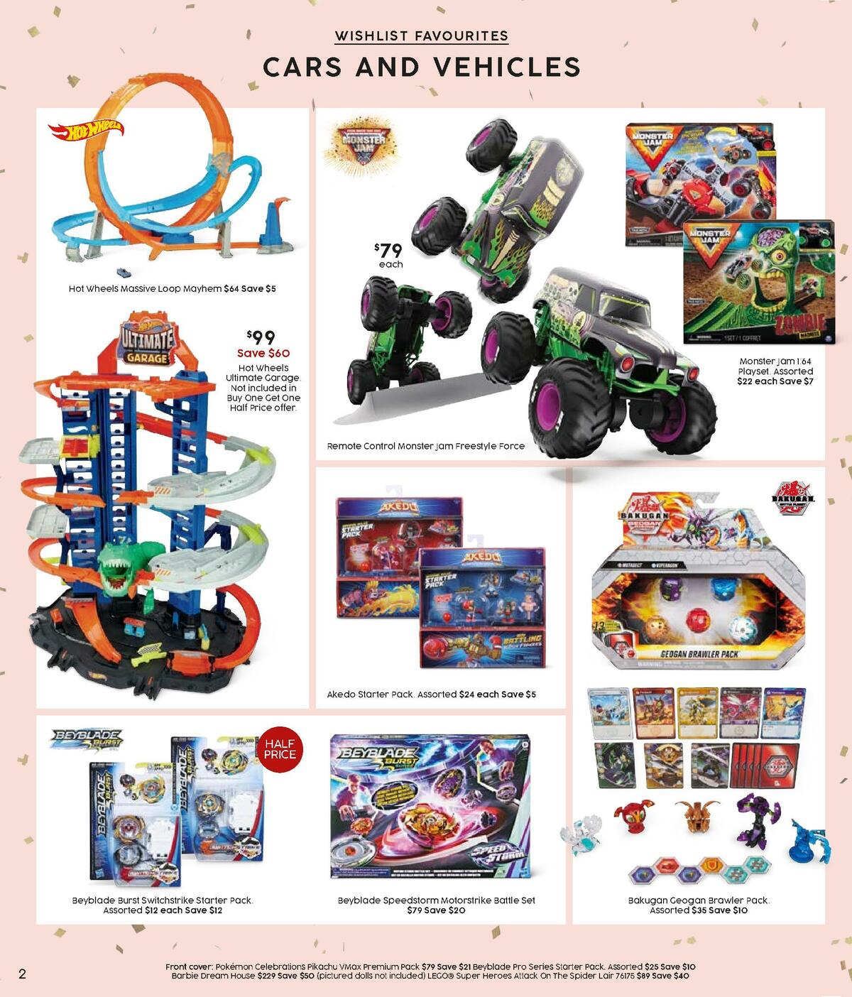 Target Catalogues from 4 November