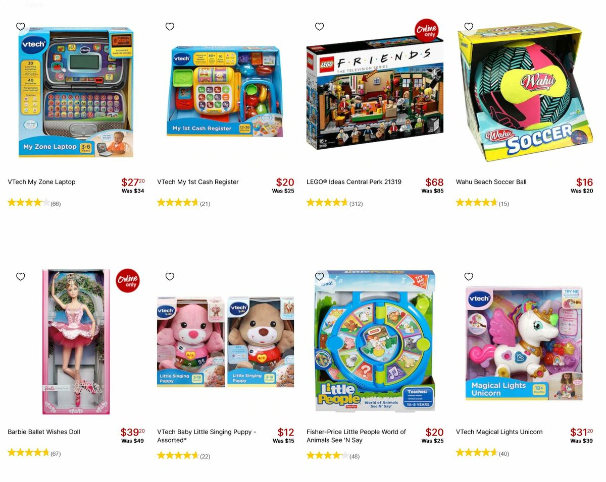 Target Catalogues from 2 December