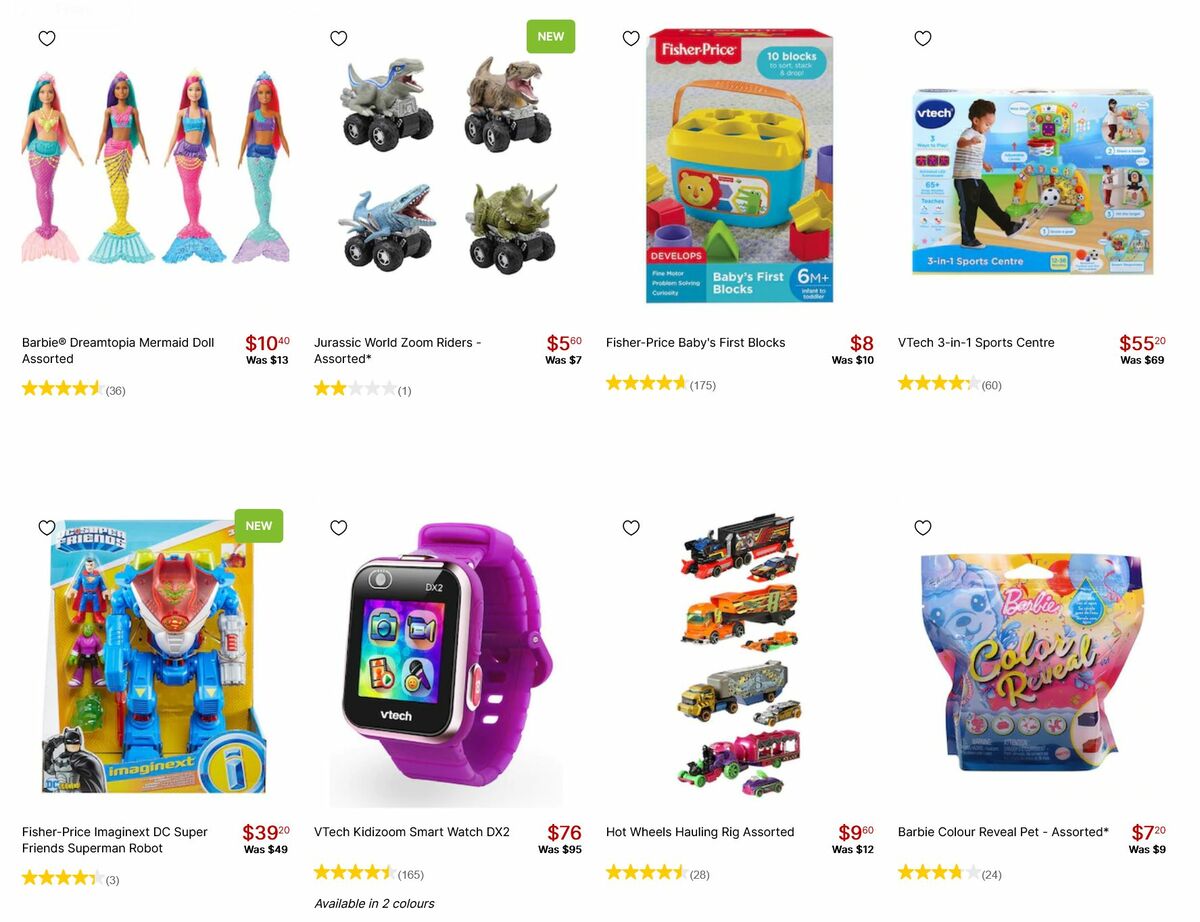 Target Catalogues from 2 December