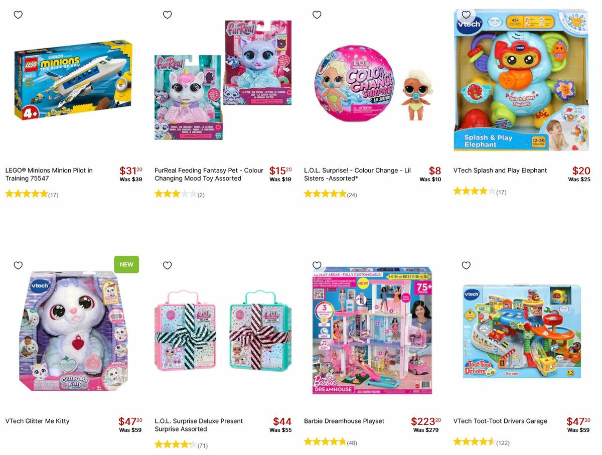 Target Catalogues from 2 December