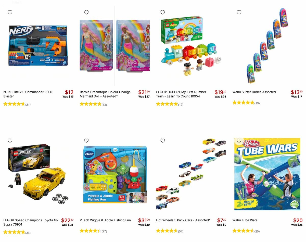 Target Catalogues from 2 December