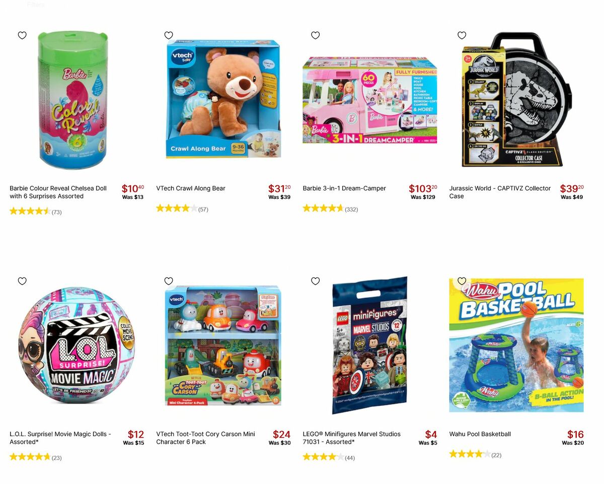 Target Catalogues from 2 December