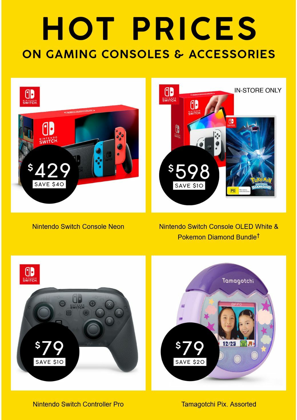 Target Catalogues from 26 December