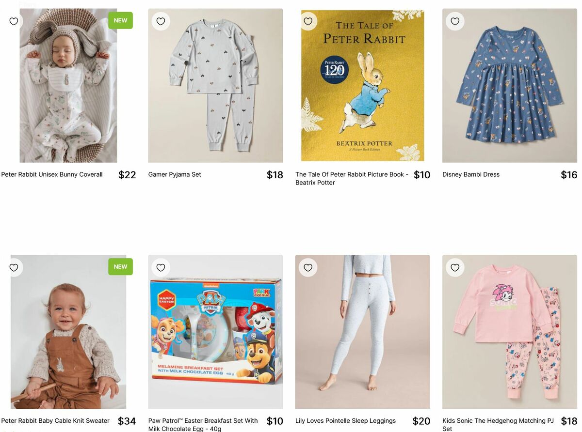 Target Catalogues from 24 March