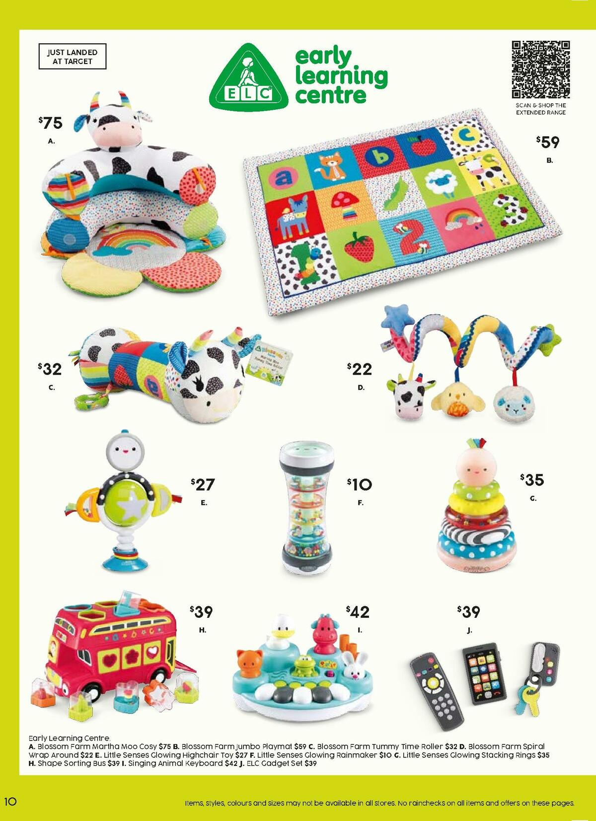 Target Catalogues from 7 April