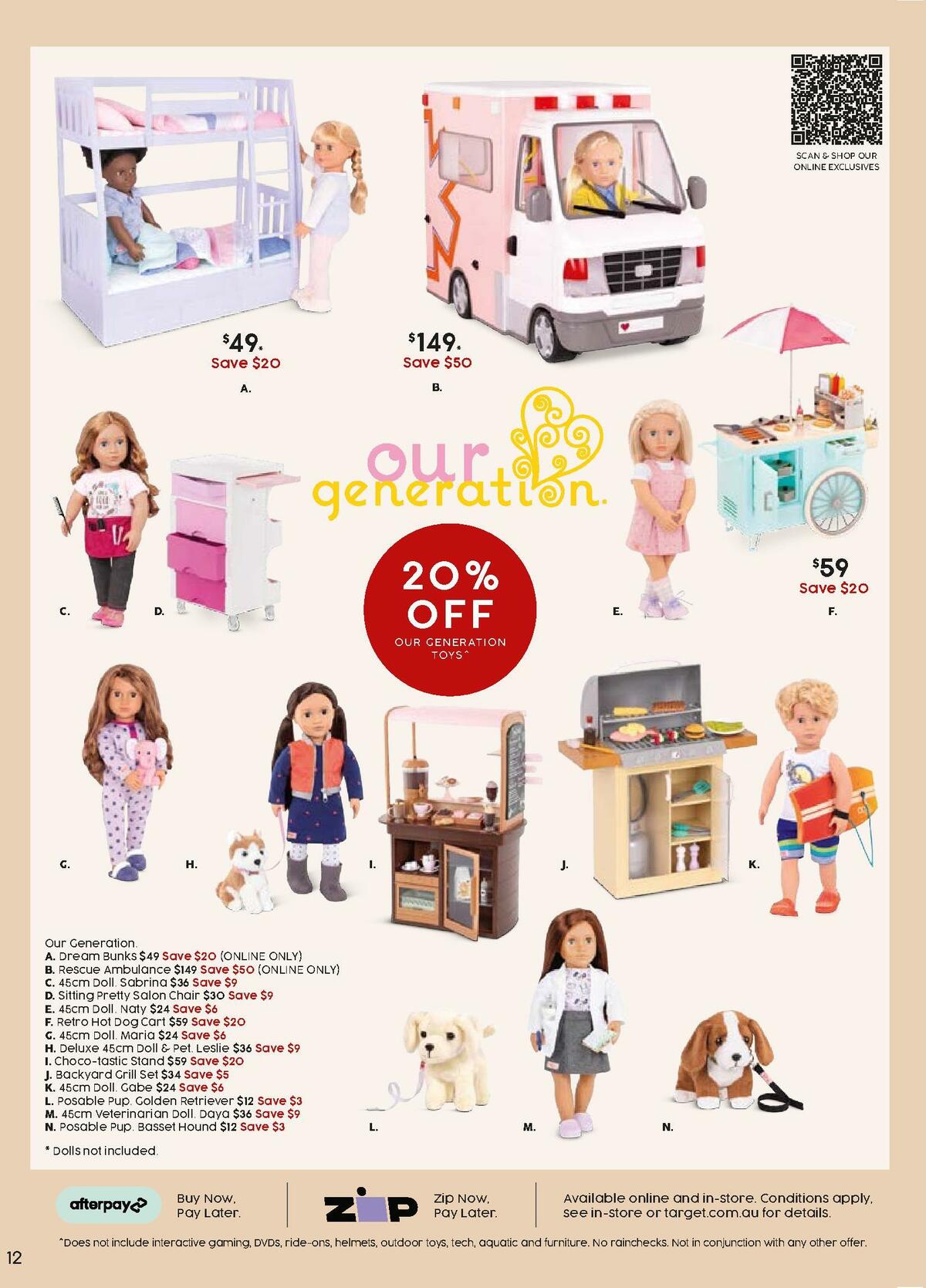 Target Catalogues from 7 April