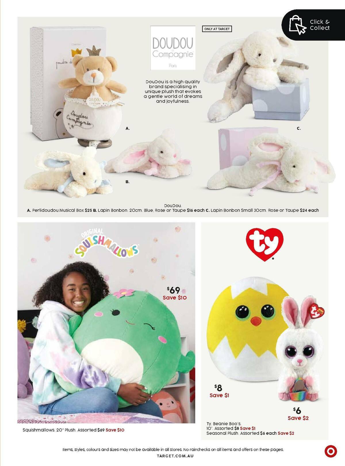 Target Catalogues from 7 April