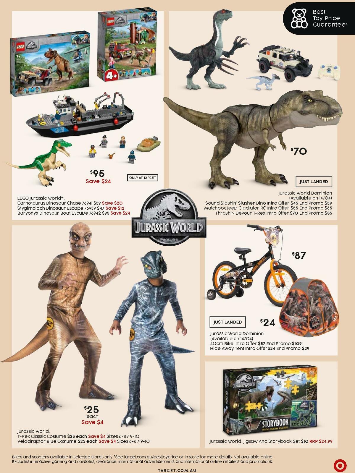 Target Catalogues from 7 April