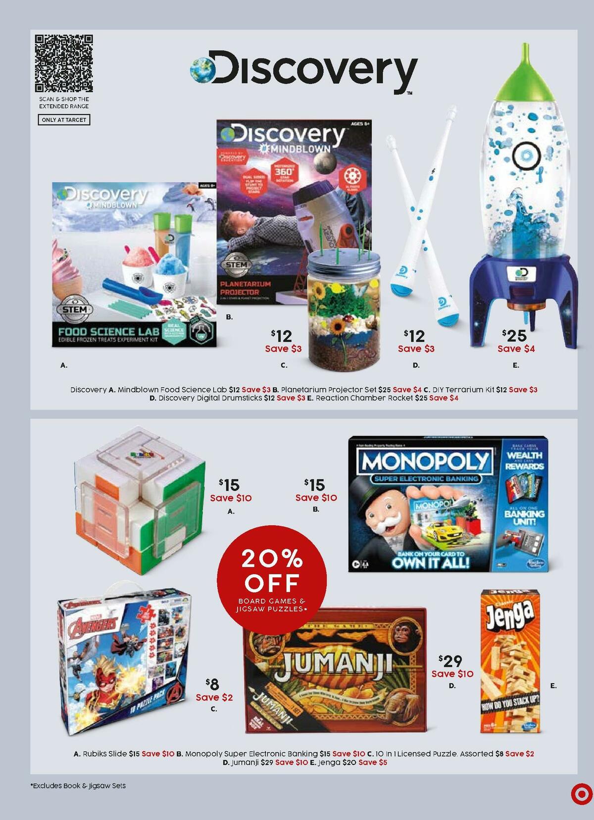 Target Catalogues from 7 April