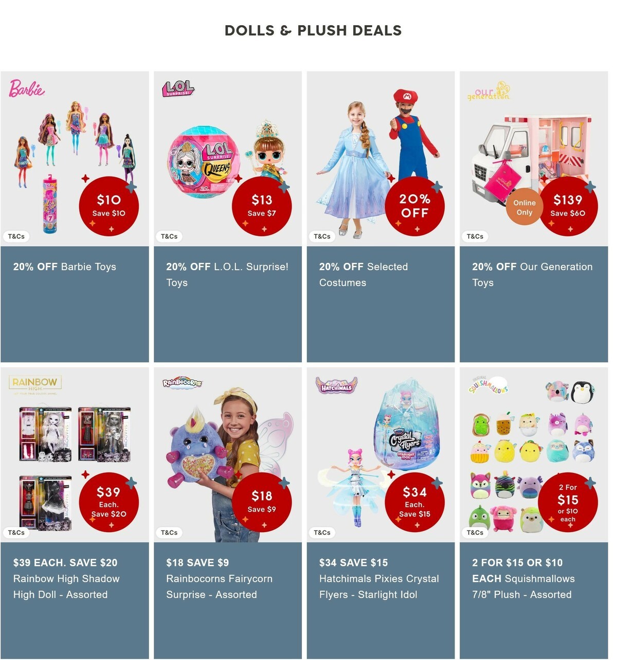 Target Catalogues from 23 June