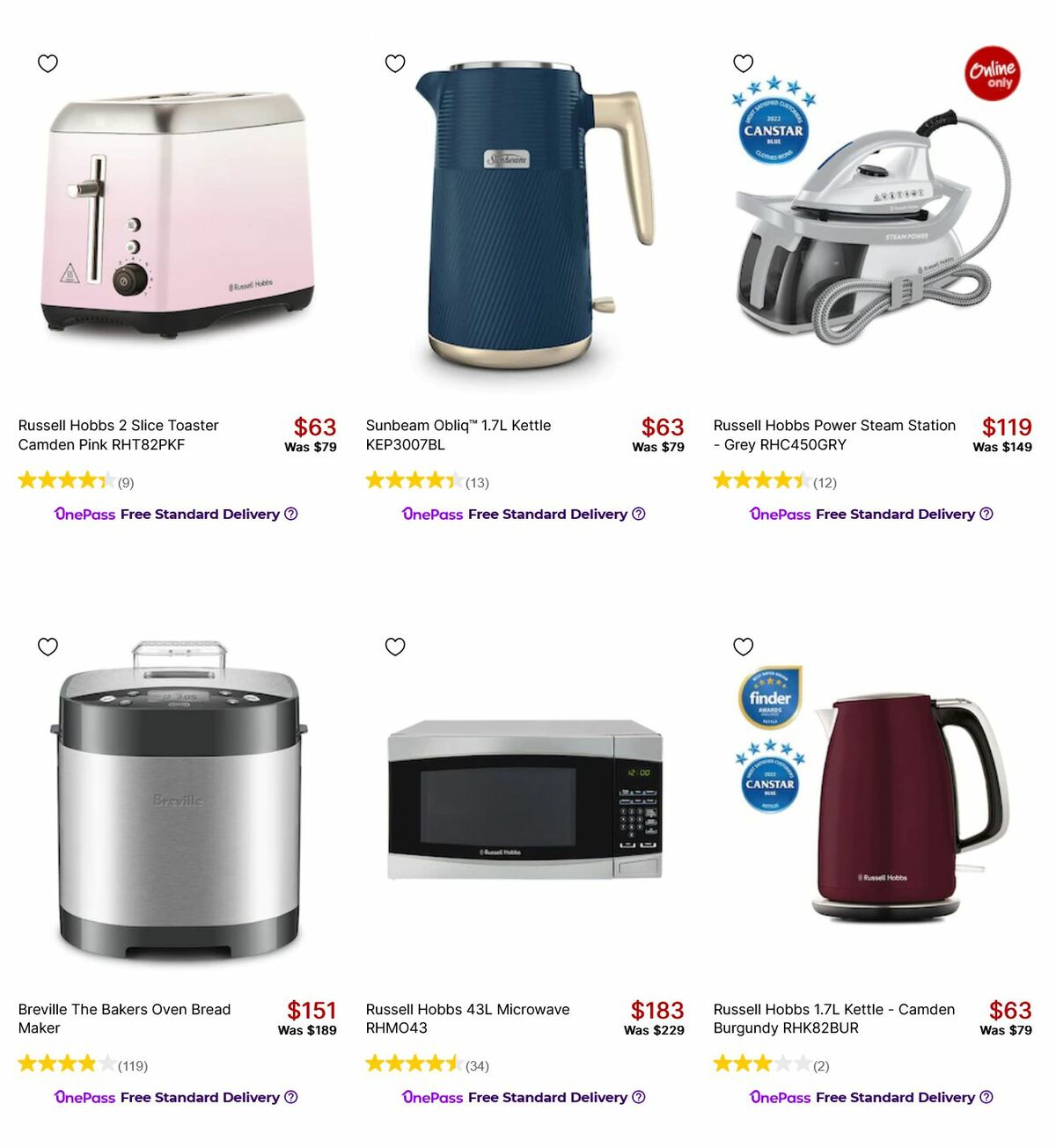 Target Catalogues from 25 July