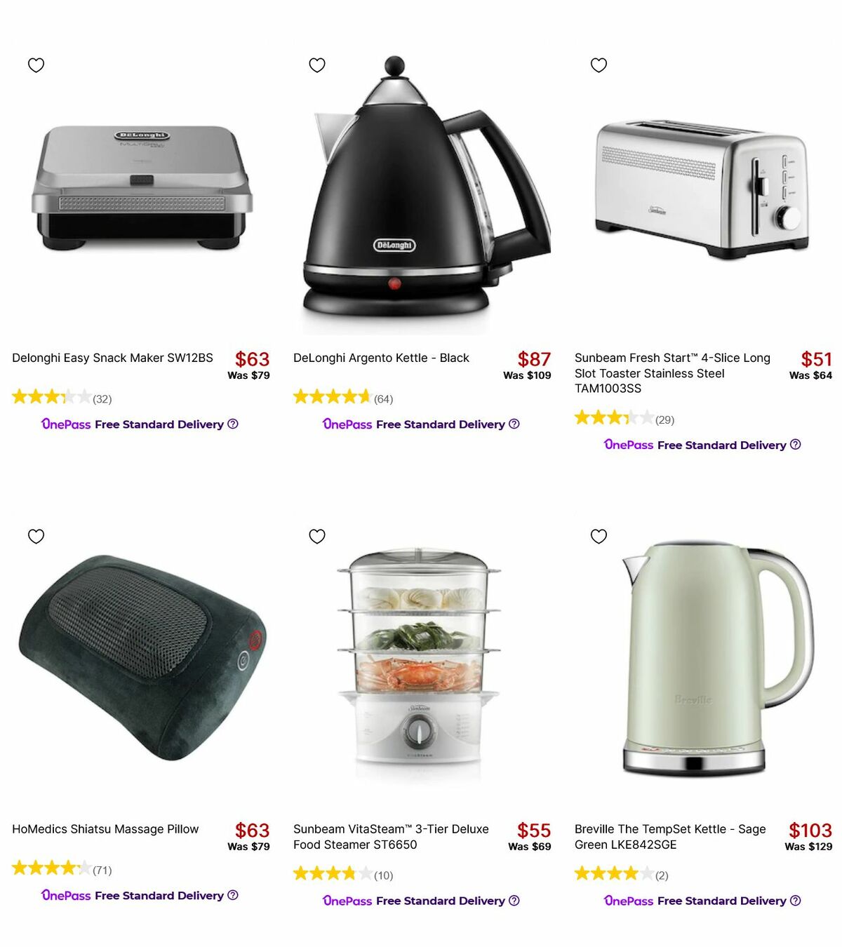 Target Catalogues from 25 July