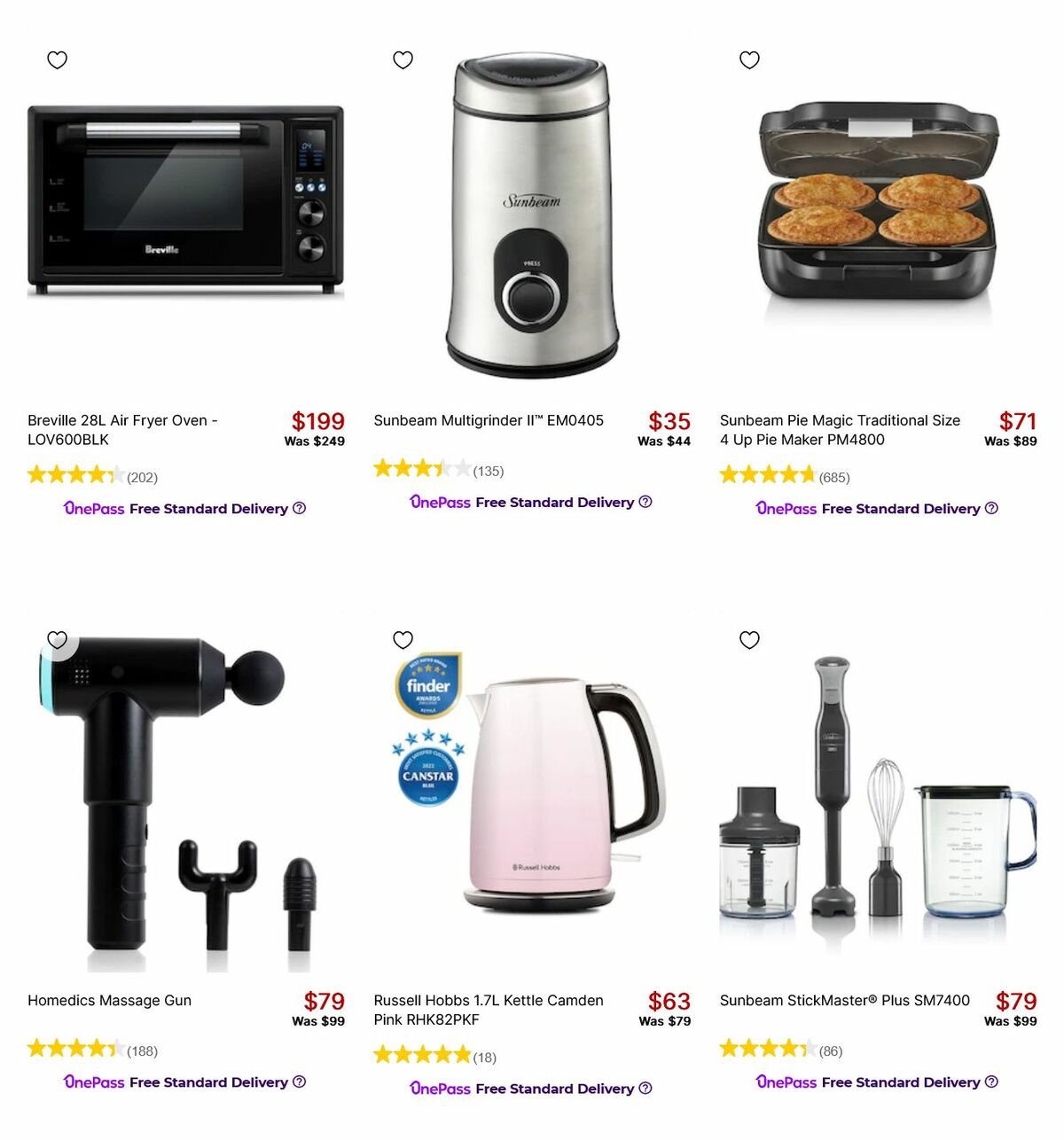 Target Catalogues from 25 July