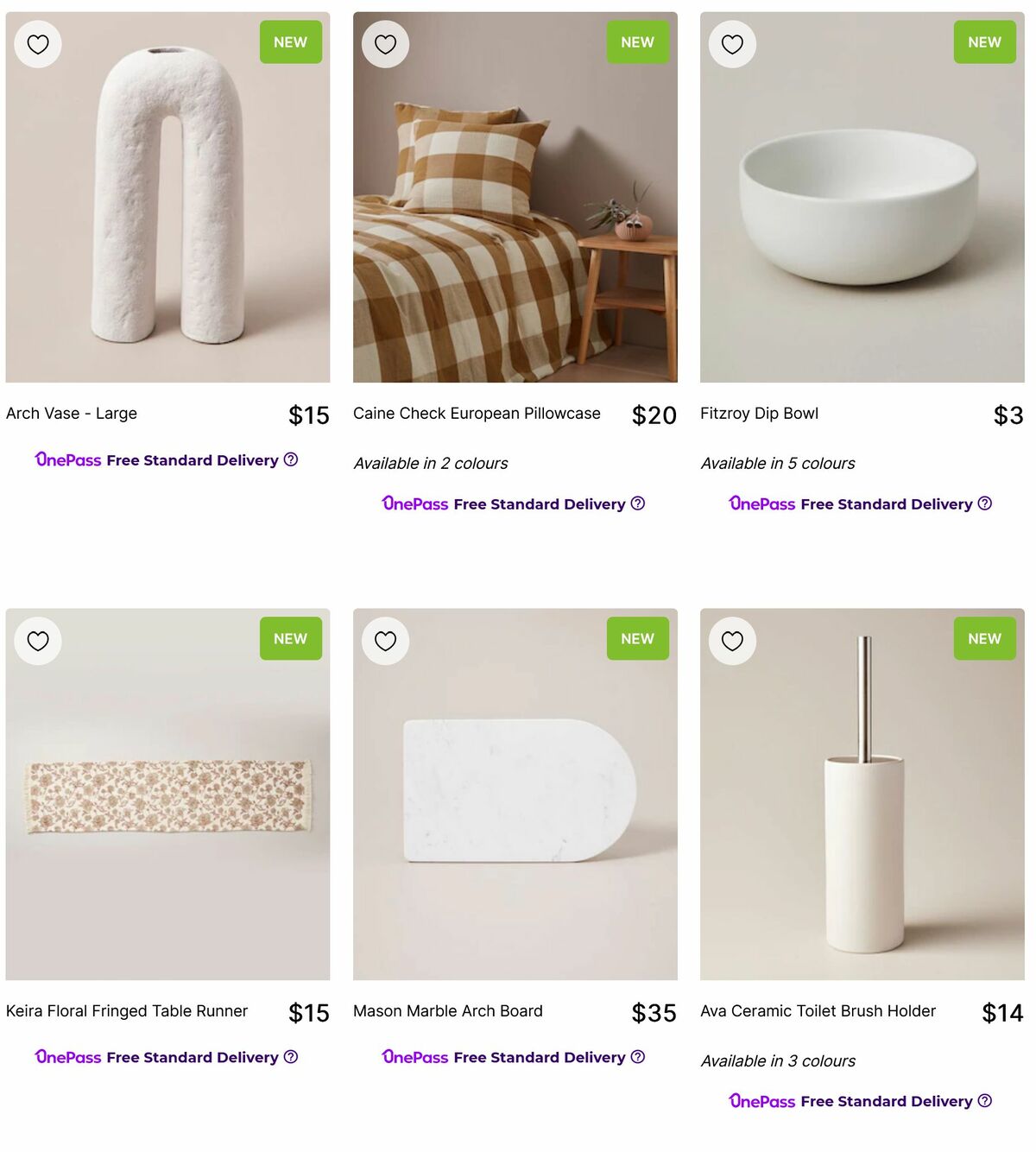 Target Catalogues from 5 August