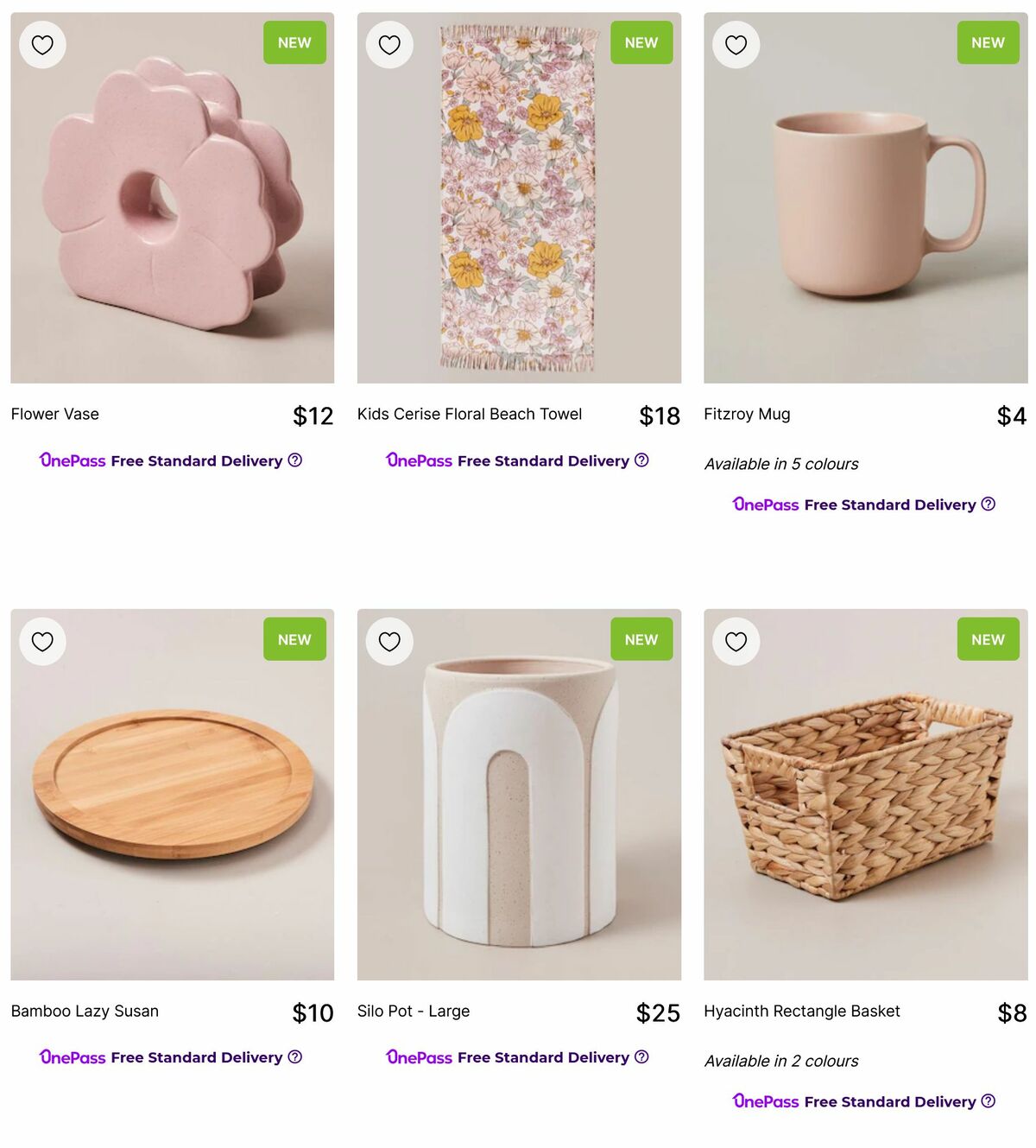 Target Catalogues from 5 August