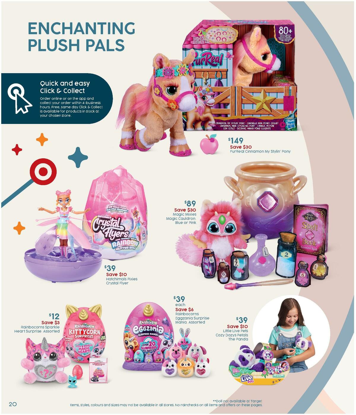 Target Catalogues from 15 September