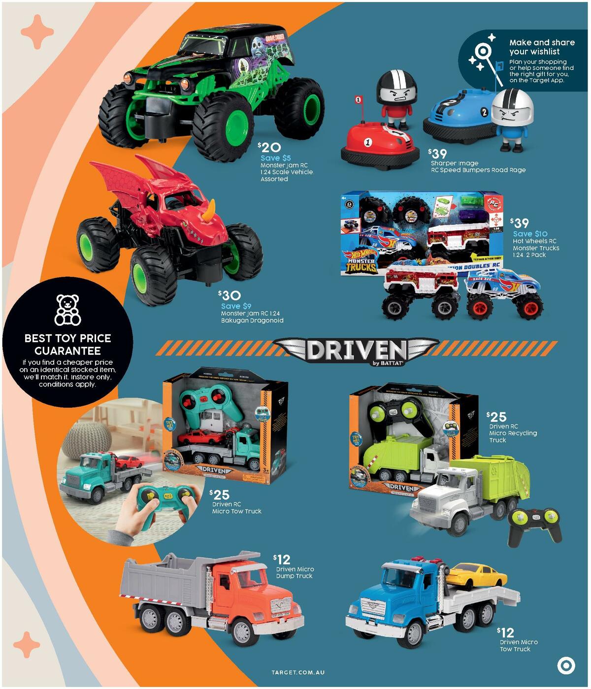 Target Catalogues from 15 September