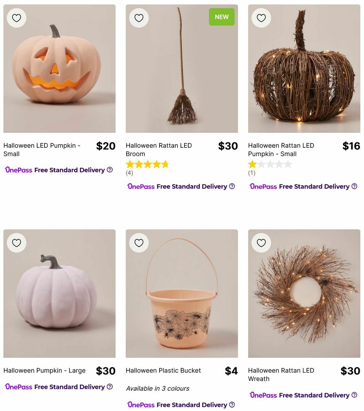 Target Catalogues from 4 October