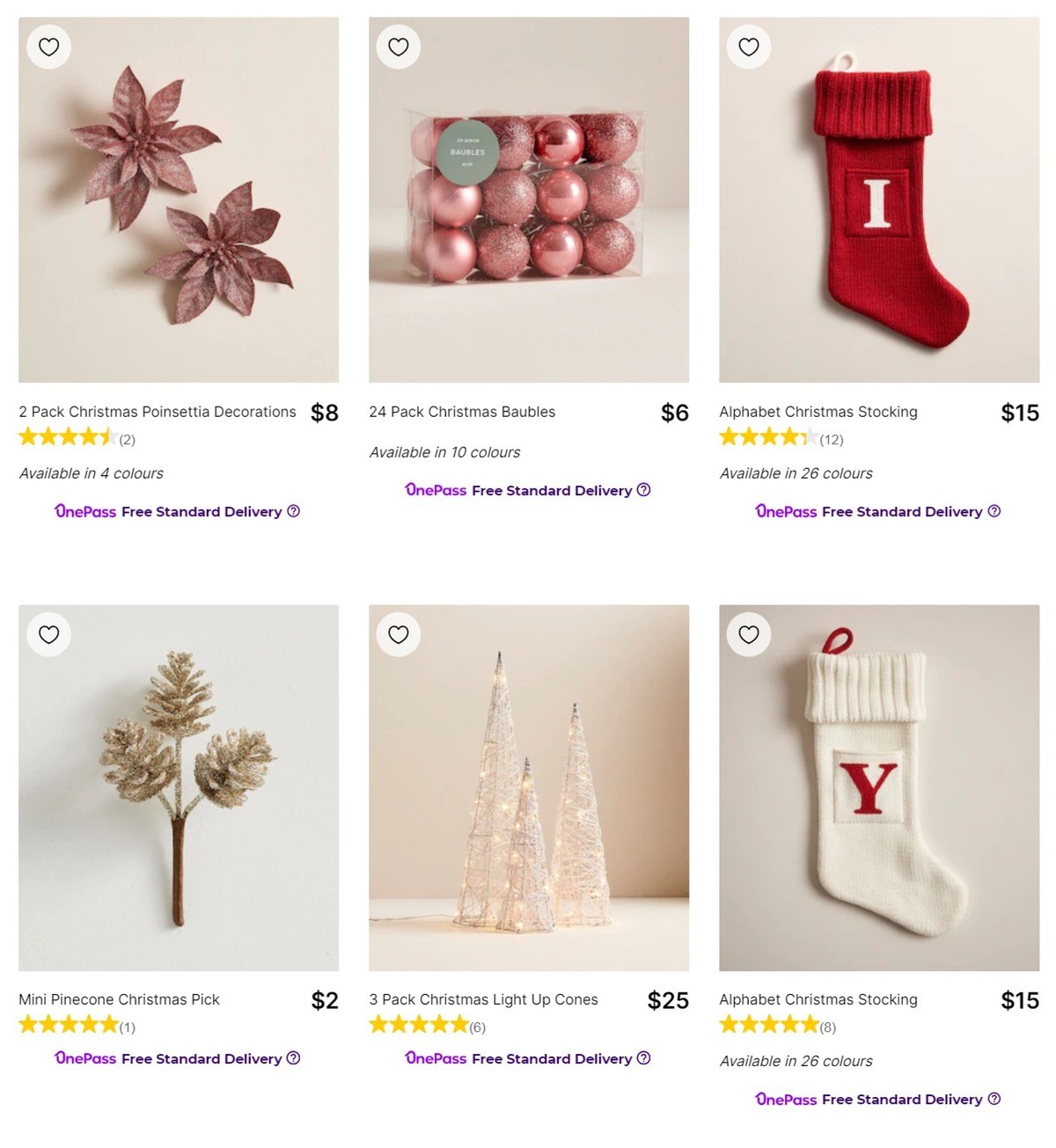 Target Catalogues from 2 November